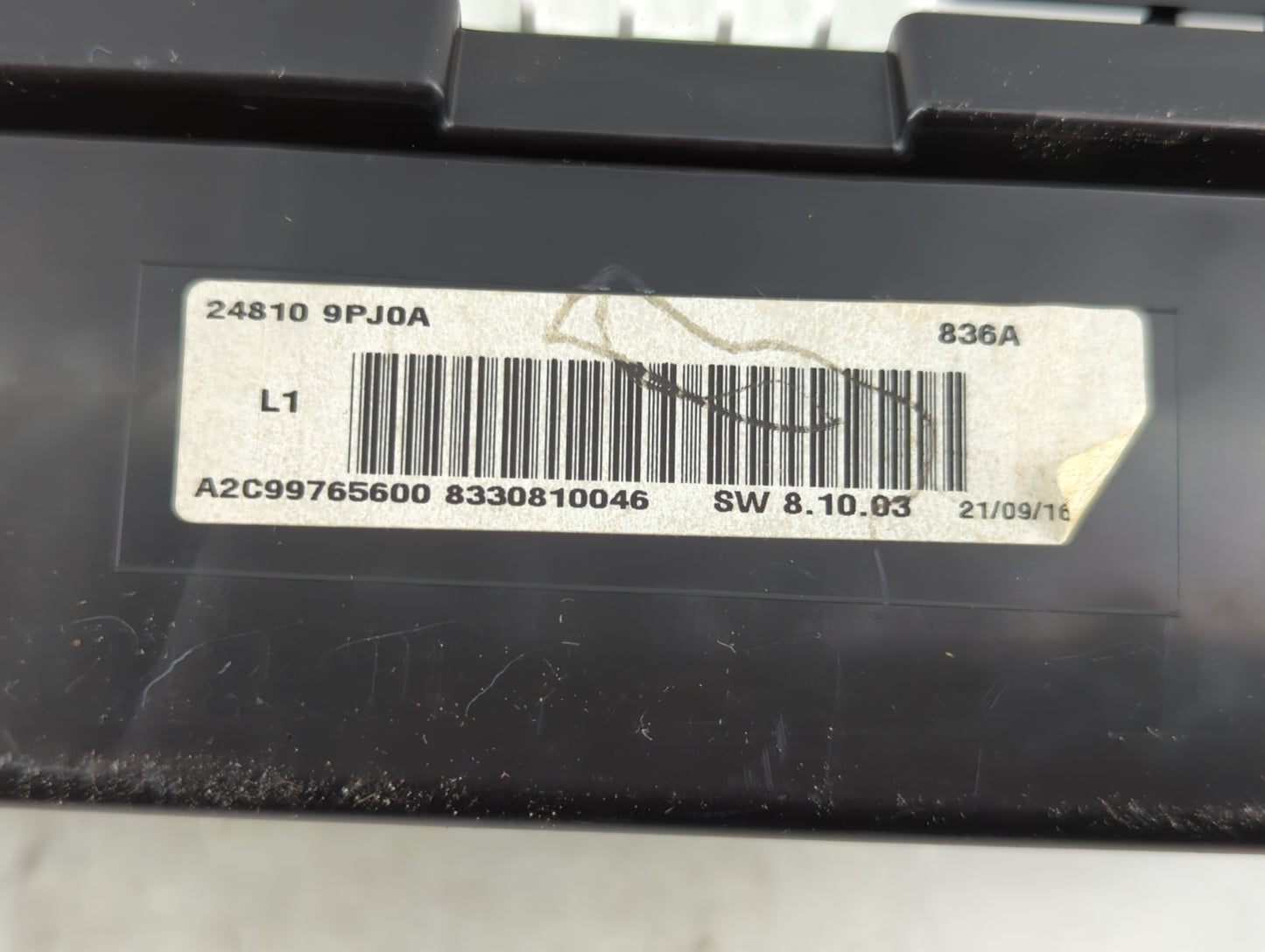 2017 Nissan Pathfinder Instrument Cluster Speedometer Gauges P/N:24810 9PJ0A Fits OEM Used Auto Parts - Oemusedautoparts1.co