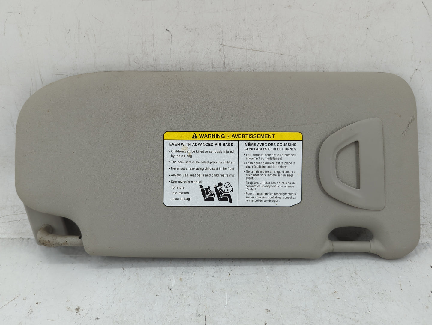 2017-2018 Nissan Qashqai Sun Visor Shade Replacement Driver Left Mirror Fits Fits 2017 2018 OEM Used Auto Parts - Oemusedaut
