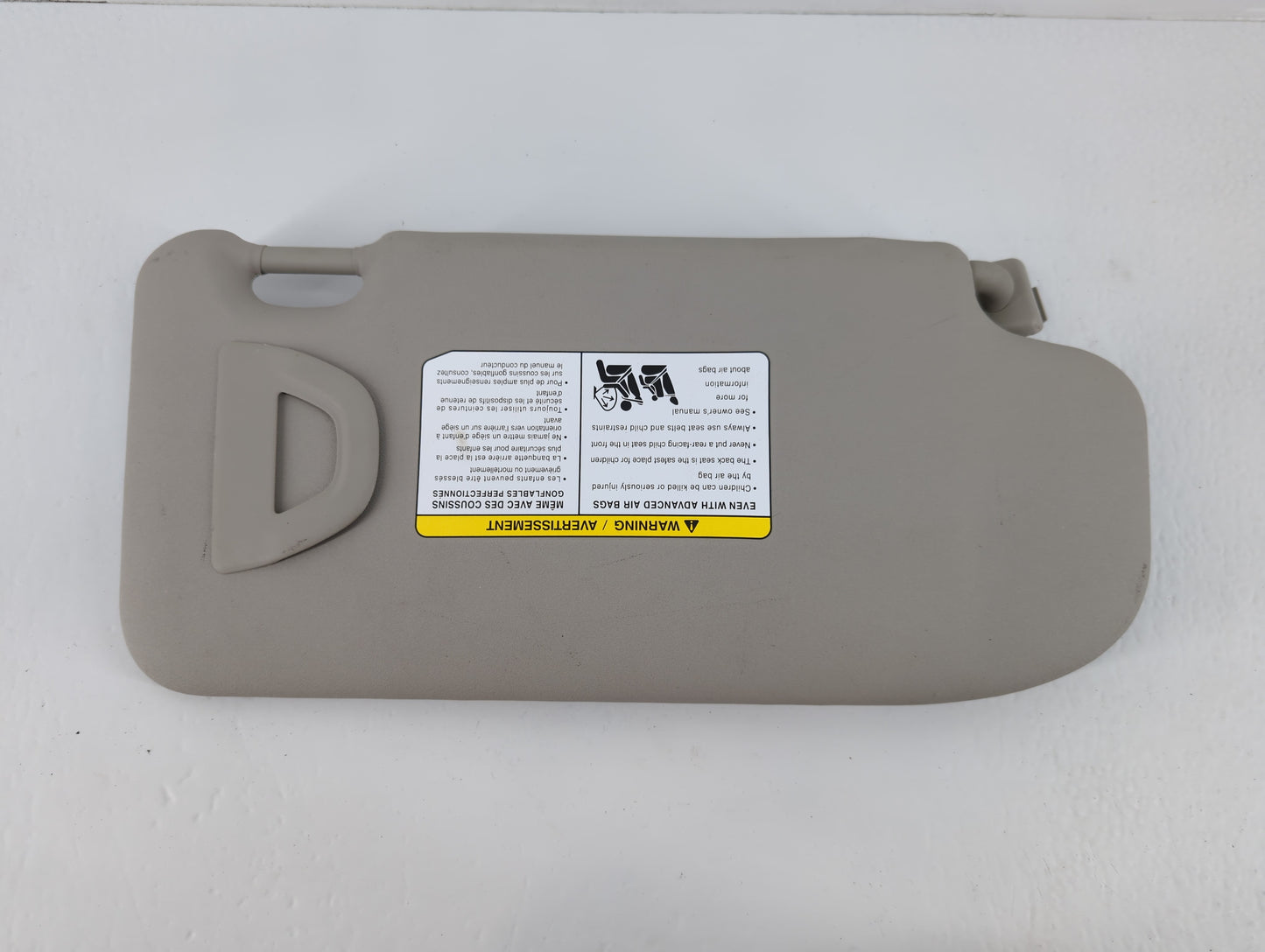 2017-2018 Nissan Qashqai Sun Visor Shade Replacement Driver Left Mirror Fits Fits 2017 2018 OEM Used Auto Parts - Oemusedaut