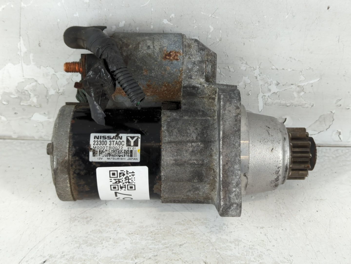 2015-2020 Nissan Rogue Car Starter Motor Solenoid OEM P/N:23300 3TA0C Fits Fits 2015 2016 2017 2018 2019 2020 OEM Used Auto 