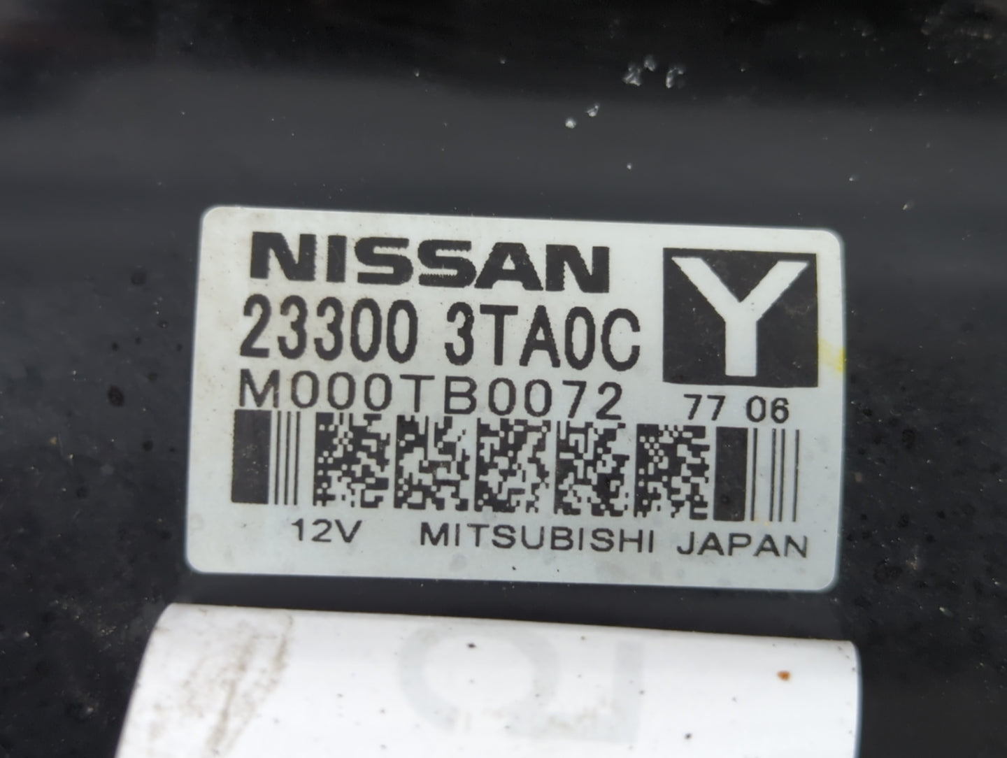 2015-2020 Nissan Rogue Car Starter Motor Solenoid OEM P/N:23300 3TA0C Fits Fits 2015 2016 2017 2018 2019 2020 OEM Used Auto 
