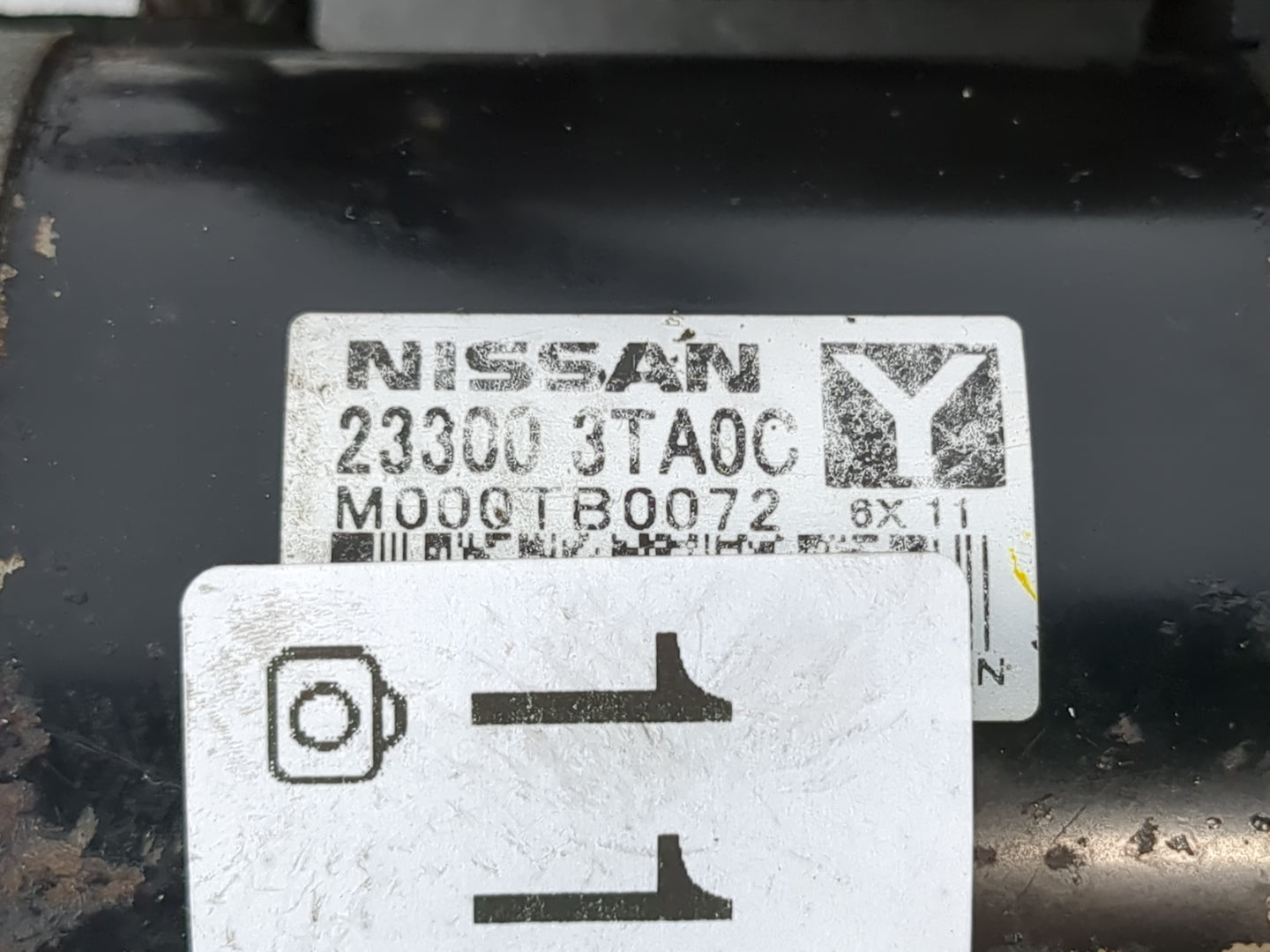 2015-2020 Nissan Rogue Car Starter Motor Solenoid OEM P/N:23300 3TA0C Fits Fits 2015 2016 2017 2018 2019 2020 OEM Used Auto 