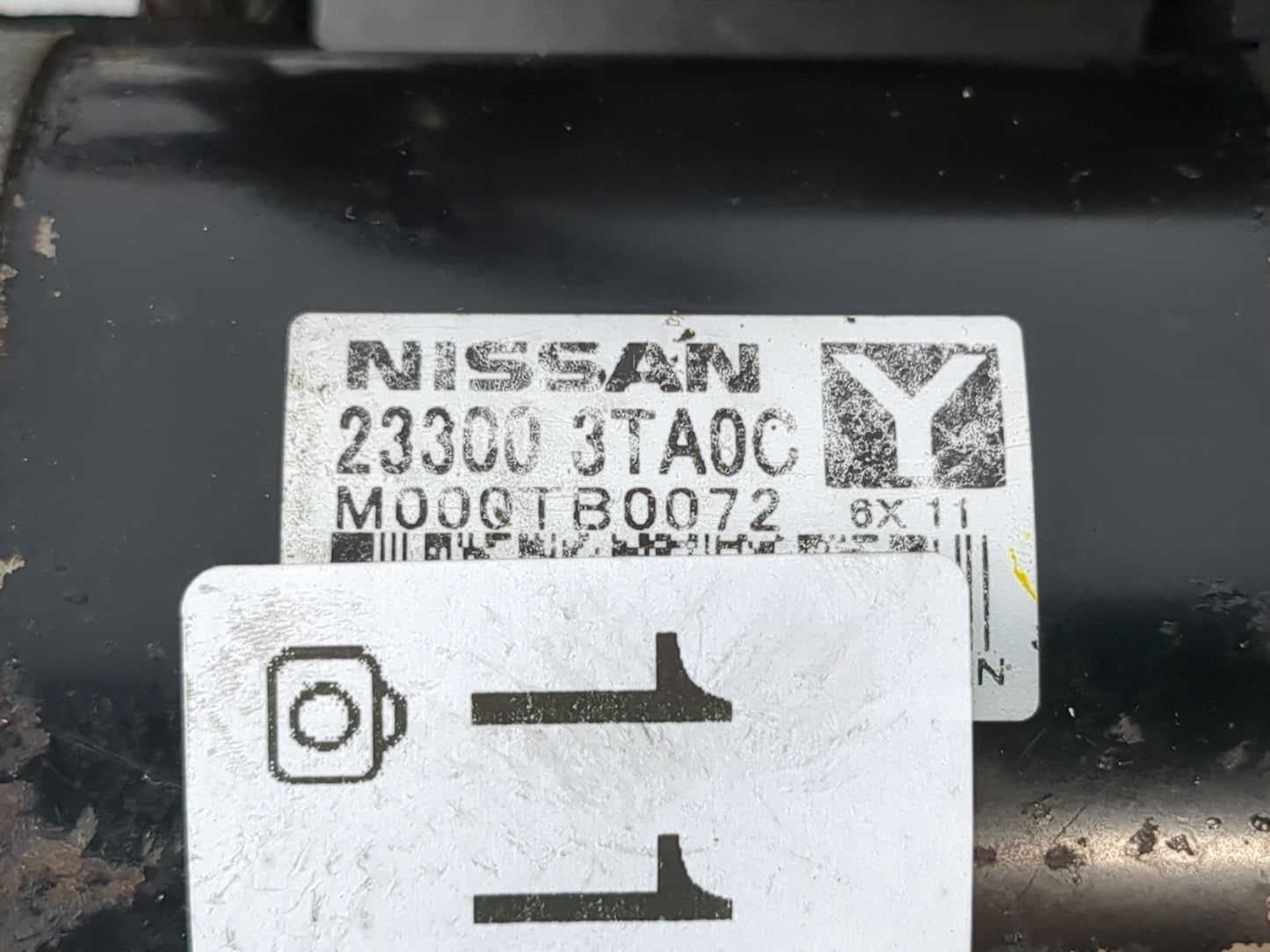 2015-2020 Nissan Rogue Car Starter Motor Solenoid OEM P/N:23300 3TA0C Fits Fits 2015 2016 2017 2018 2019 2020 OEM Used Auto 