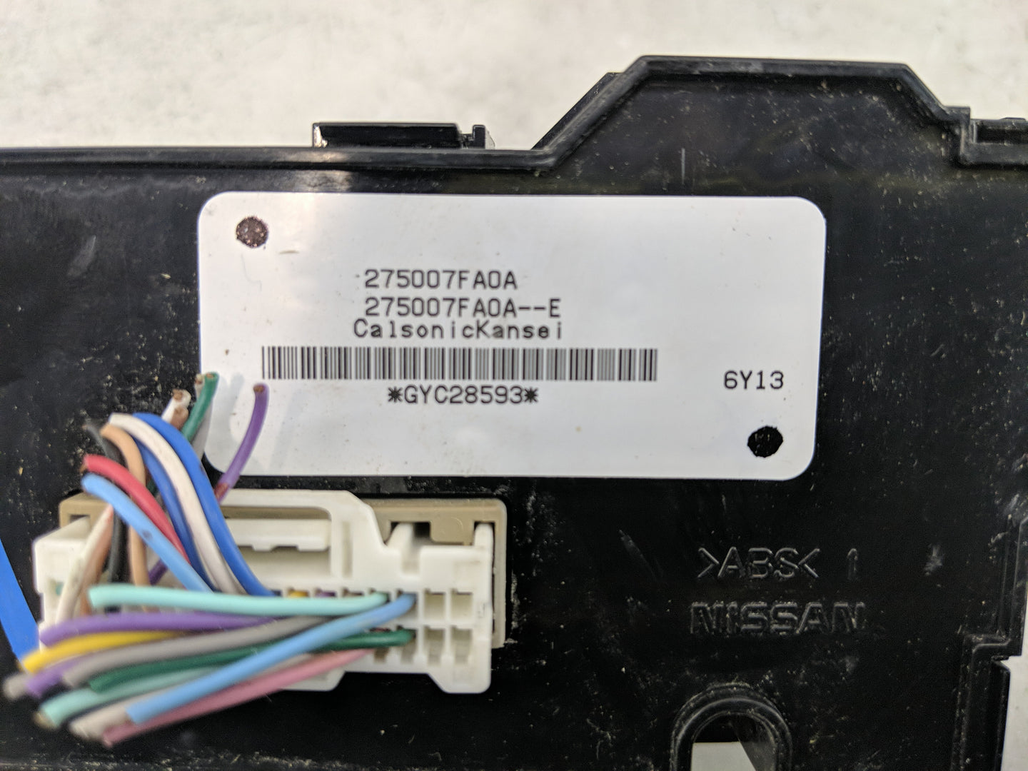 2017-2022 Nissan Rogue Climate Control Module Temperature AC/Heater Replacement P/N:275007FA0A Fits OEM Used Auto Parts - Oe