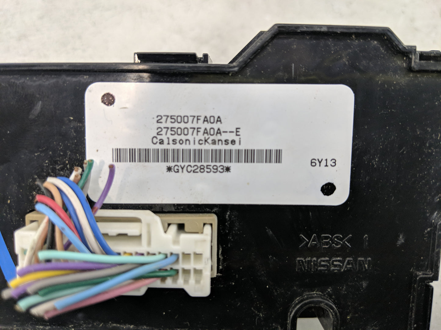 2017-2022 Nissan Rogue Climate Control Module Temperature AC/Heater Replacement P/N:275007FA0A Fits OEM Used Auto Parts - Oe
