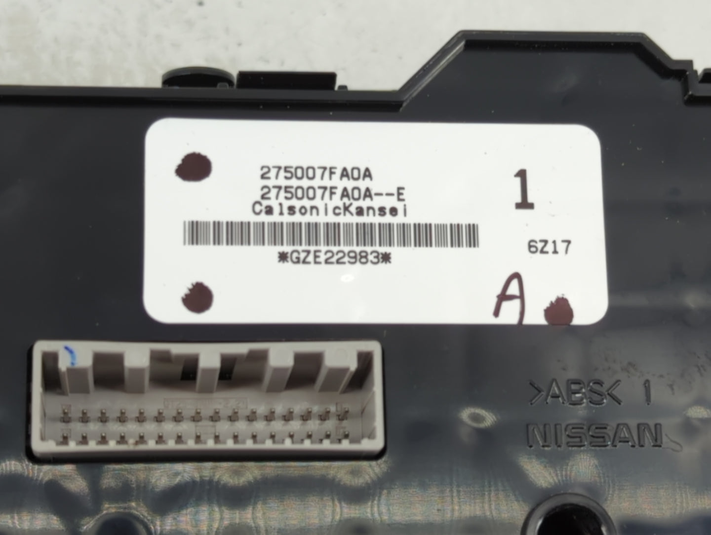 2017-2022 Nissan Rogue Climate Control Module Temperature AC/Heater Replacement P/N:275007FA0A Fits OEM Used Auto Parts - Oe