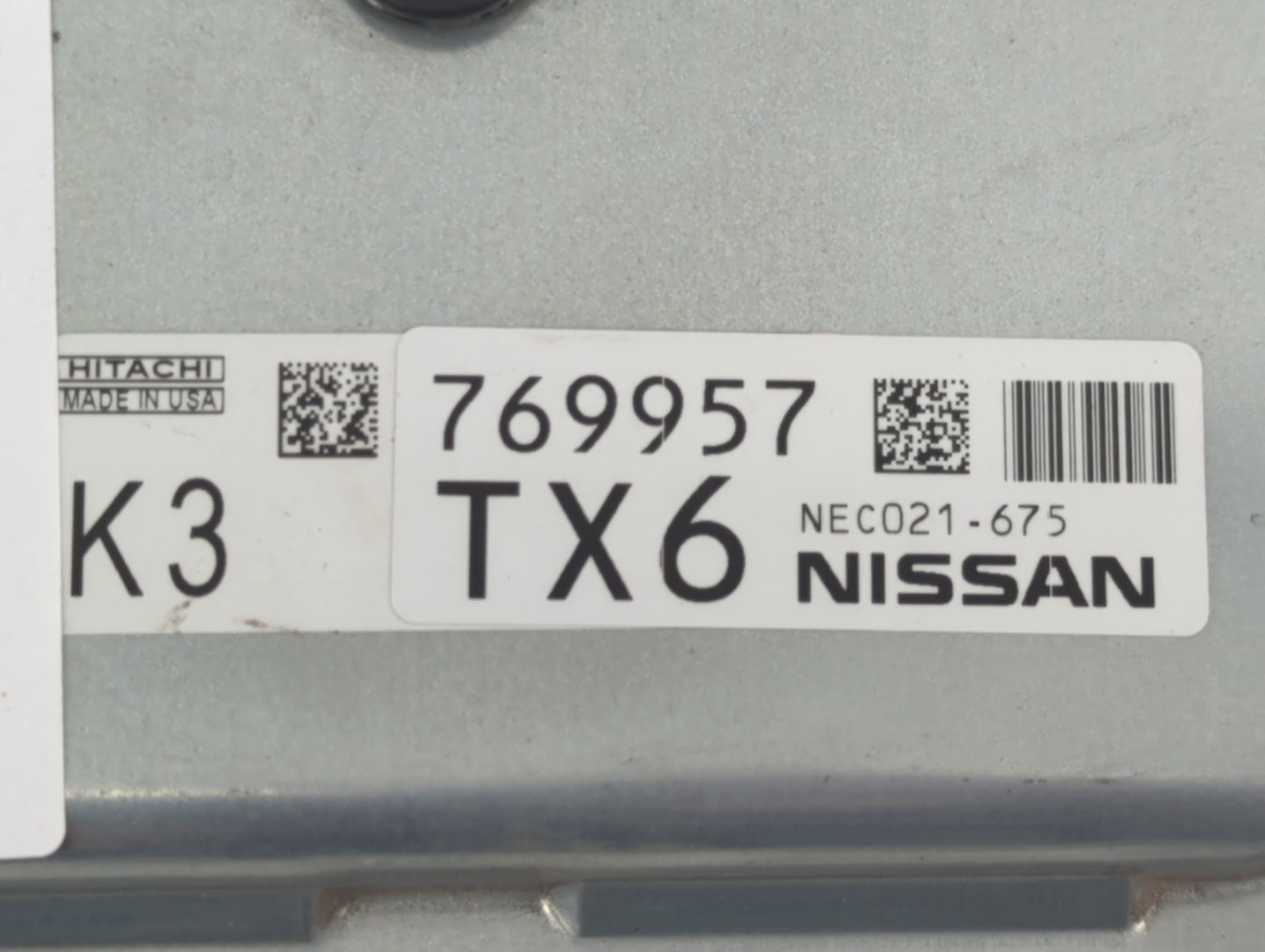 2014-2017 Nissan Rogue PCM Engine Control Computer ECU ECM PCU OEM P/N:769957TX6 Fits Fits 2014 2015 2016 2017 OEM Used Auto