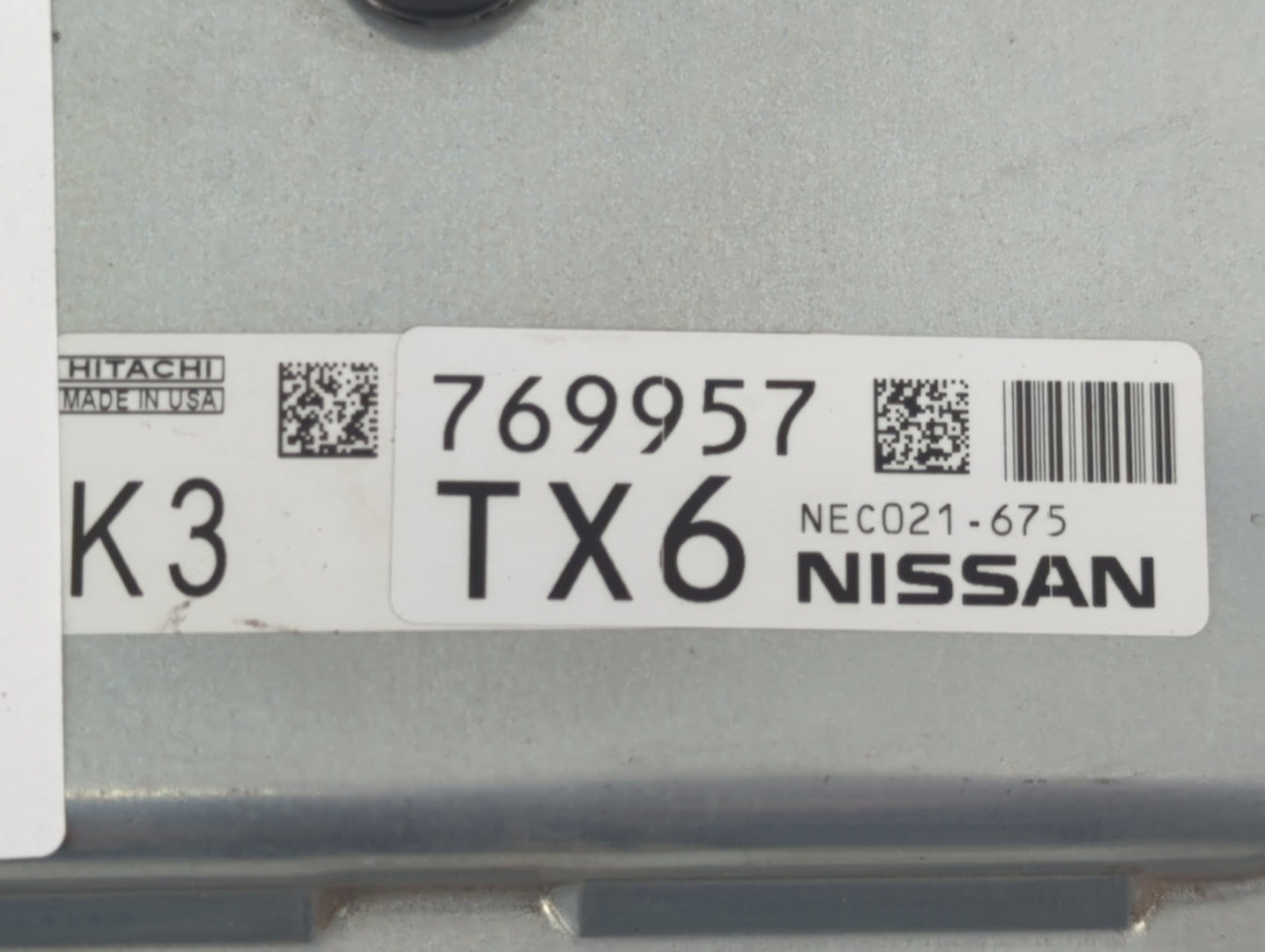 2014-2017 Nissan Rogue PCM Engine Control Computer ECU ECM PCU OEM P/N:769957TX6 Fits Fits 2014 2015 2016 2017 OEM Used Auto
