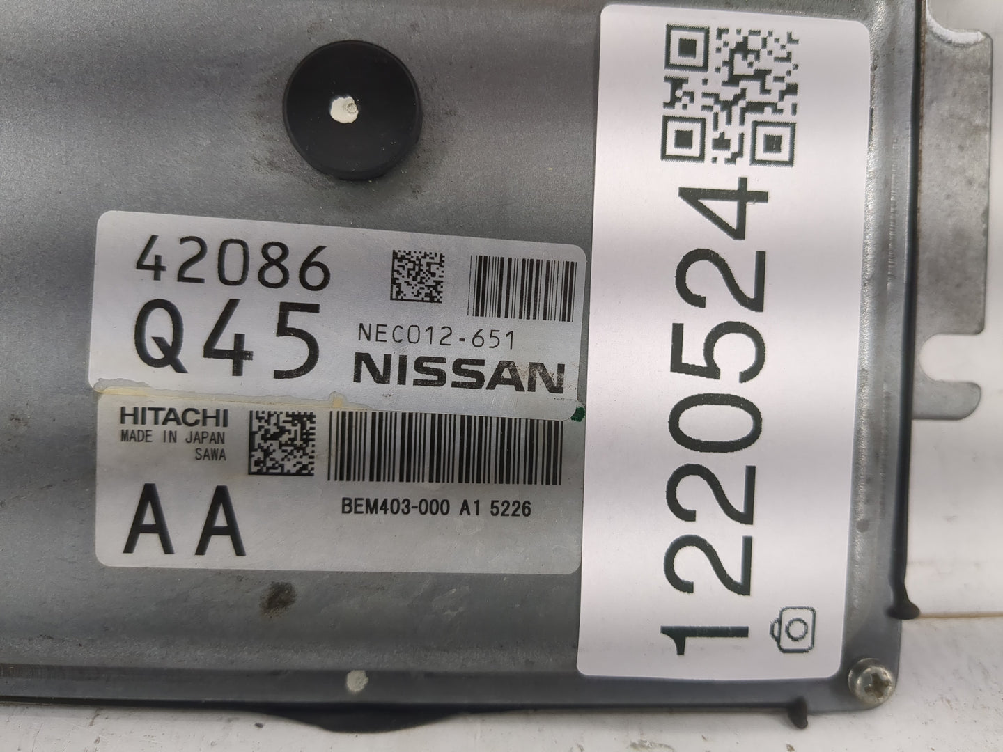 2015-2017 Nissan Rogue PCM Engine Control Computer ECU ECM PCU OEM P/N:NEC022-667 Fits Fits 2015 2016 2017 OEM Used Auto Par