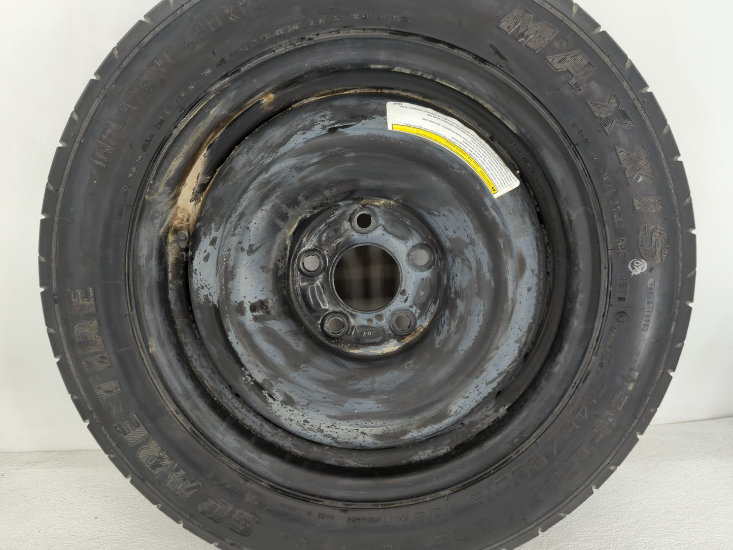 2015-2020 Nissan Rogue Spare Donut Tire Wheel Rim Oem - Oemusedautoparts1.com