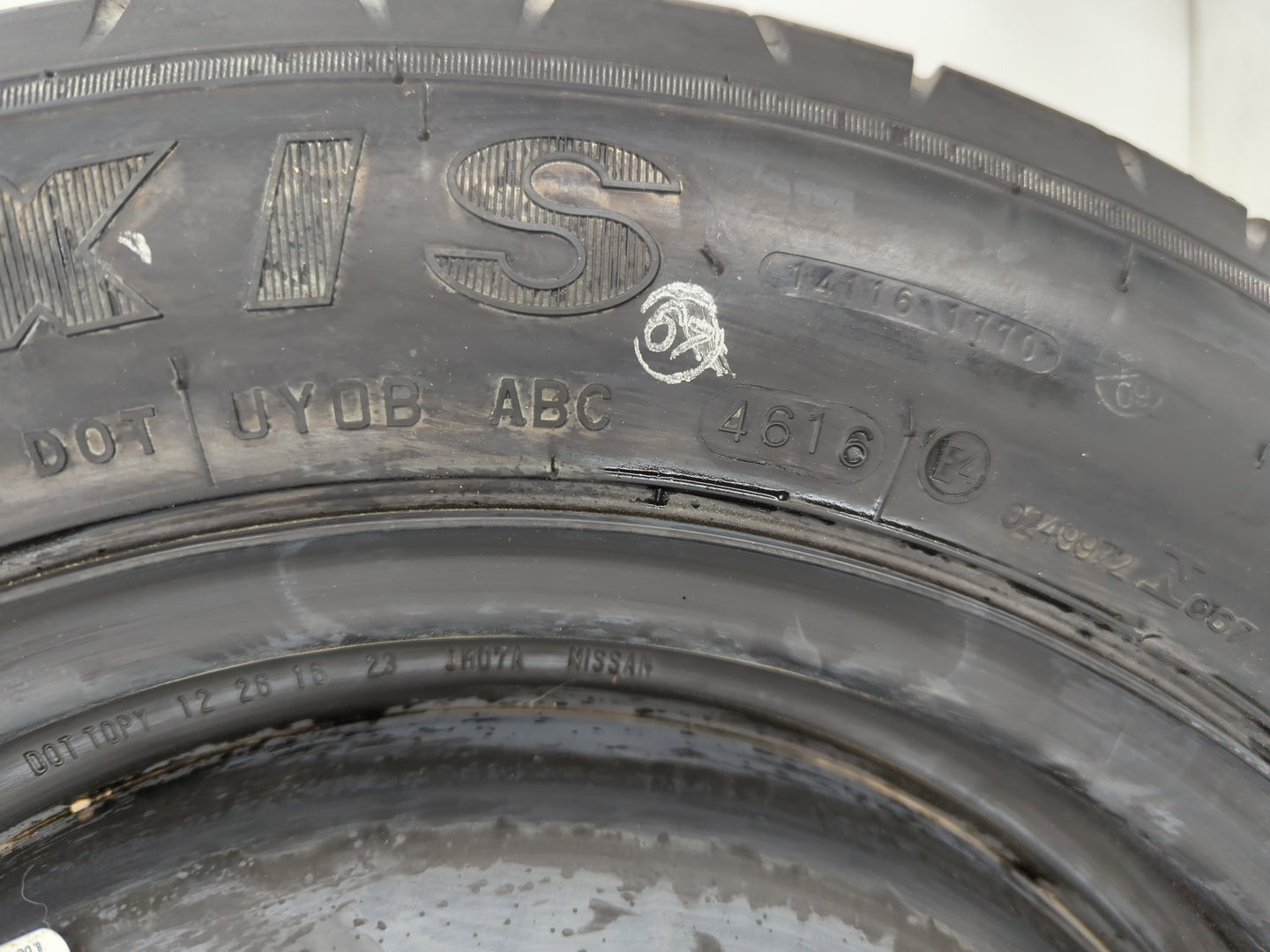 2015-2020 Nissan Rogue Spare Donut Tire Wheel Rim Oem - Oemusedautoparts1.com