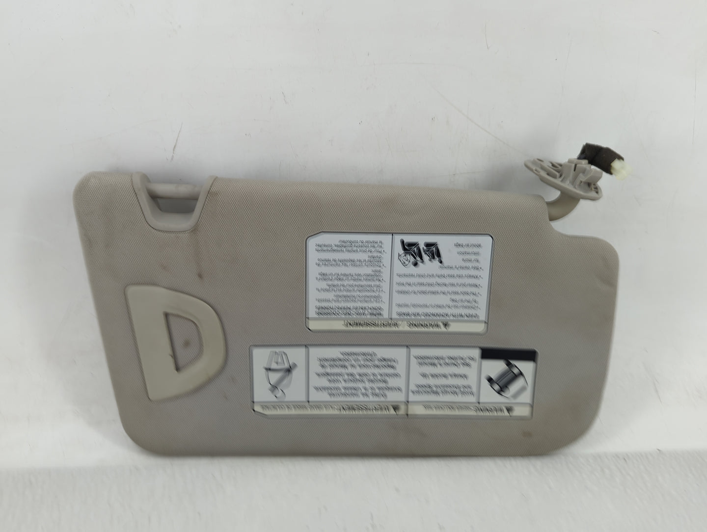 2014-2017 Nissan Rogue Sun Visor Shade Replacement Driver Left Mirror Fits Fits 2014 2015 2016 2017 OEM Used Auto Parts - Oe