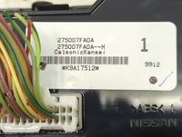 2017-2022 Nissan Rogue Climate Control Module Temperature AC/Heater Replacement P/N:275007FA0A Fits OEM Used Auto Parts - Oe