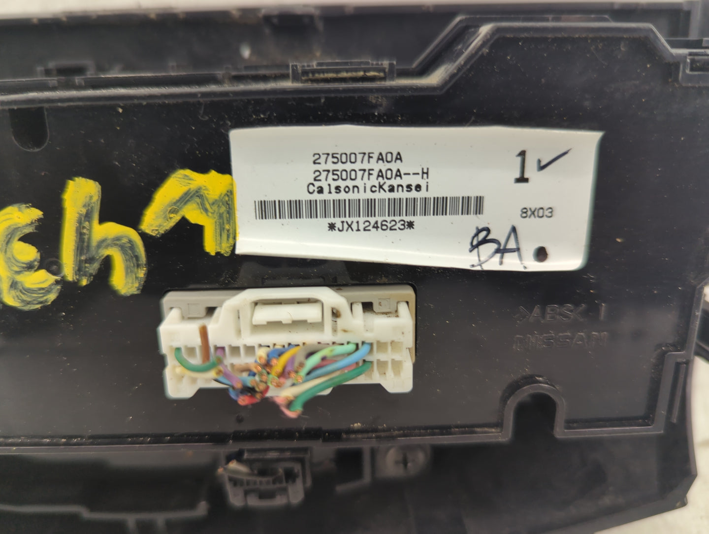 2017-2022 Nissan Rogue Climate Control Module Temperature AC/Heater Replacement P/N:275007FA0A 275007FA0A--H Fits OEM Used A
