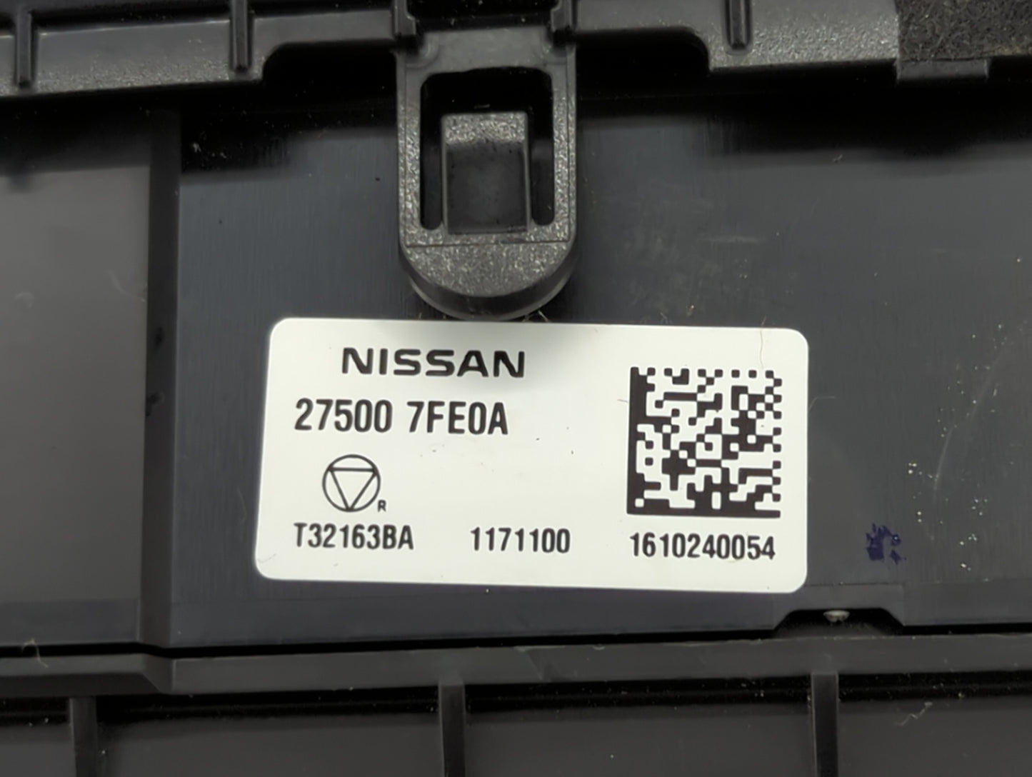 2017-2020 Nissan Rogue Climate Control Module Temperature AC/Heater Replacement P/N:27500 7FE0A Fits Fits 2017 2018 2019 202