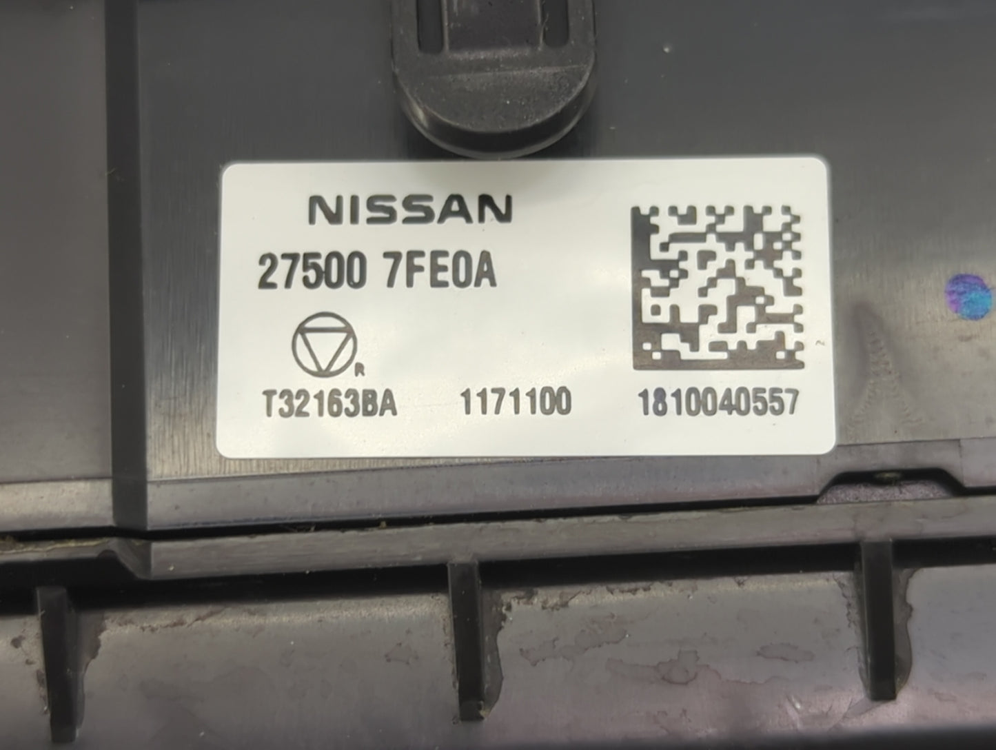 2017-2020 Nissan Rogue Climate Control Module Temperature AC/Heater Replacement P/N:27500 7FE0A 275007FE0A Fits OEM Used Aut