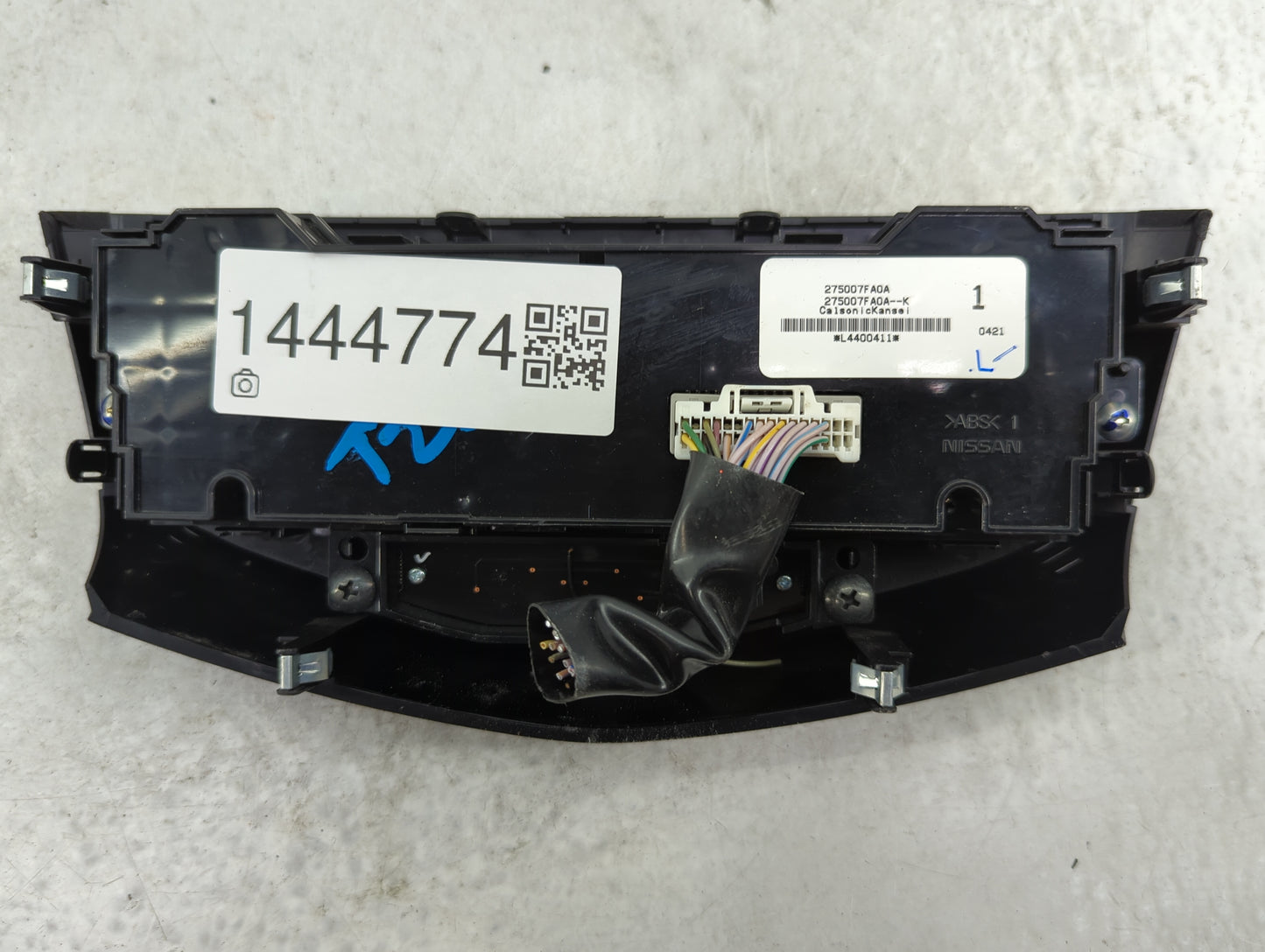 2017-2022 Nissan Rogue Climate Control Module Temperature AC/Heater Replacement P/N:275007FA0A 275007FA0A--K Fits OEM Used A