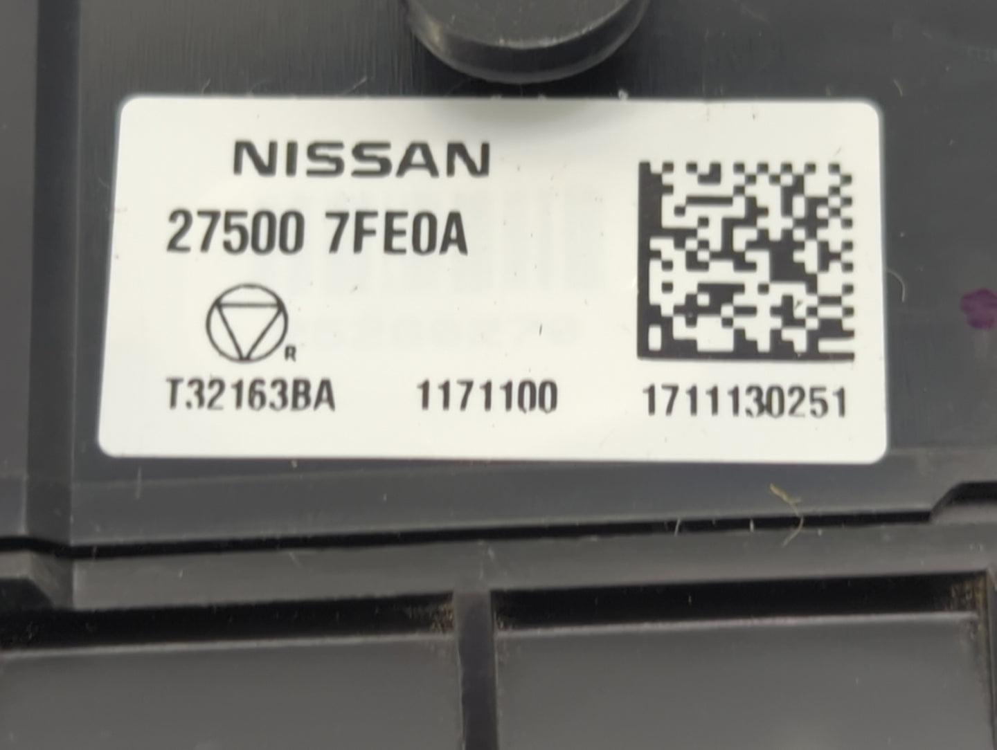 2017-2020 Nissan Rogue Climate Control Module Temperature AC/Heater Replacement P/N:275007FE0A T32163BA Fits OEM Used Auto P