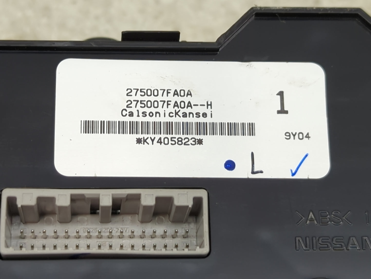 2017-2022 Nissan Rogue Climate Control Module Temperature AC/Heater Replacement P/N:275007FA0A Fits OEM Used Auto Parts - Oe