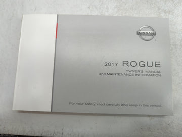 2017 Nissan Rogue Owners Manual Book Guide P/N:OM17EA0T32U0 T00UM-JM03D OEM Used Auto Parts