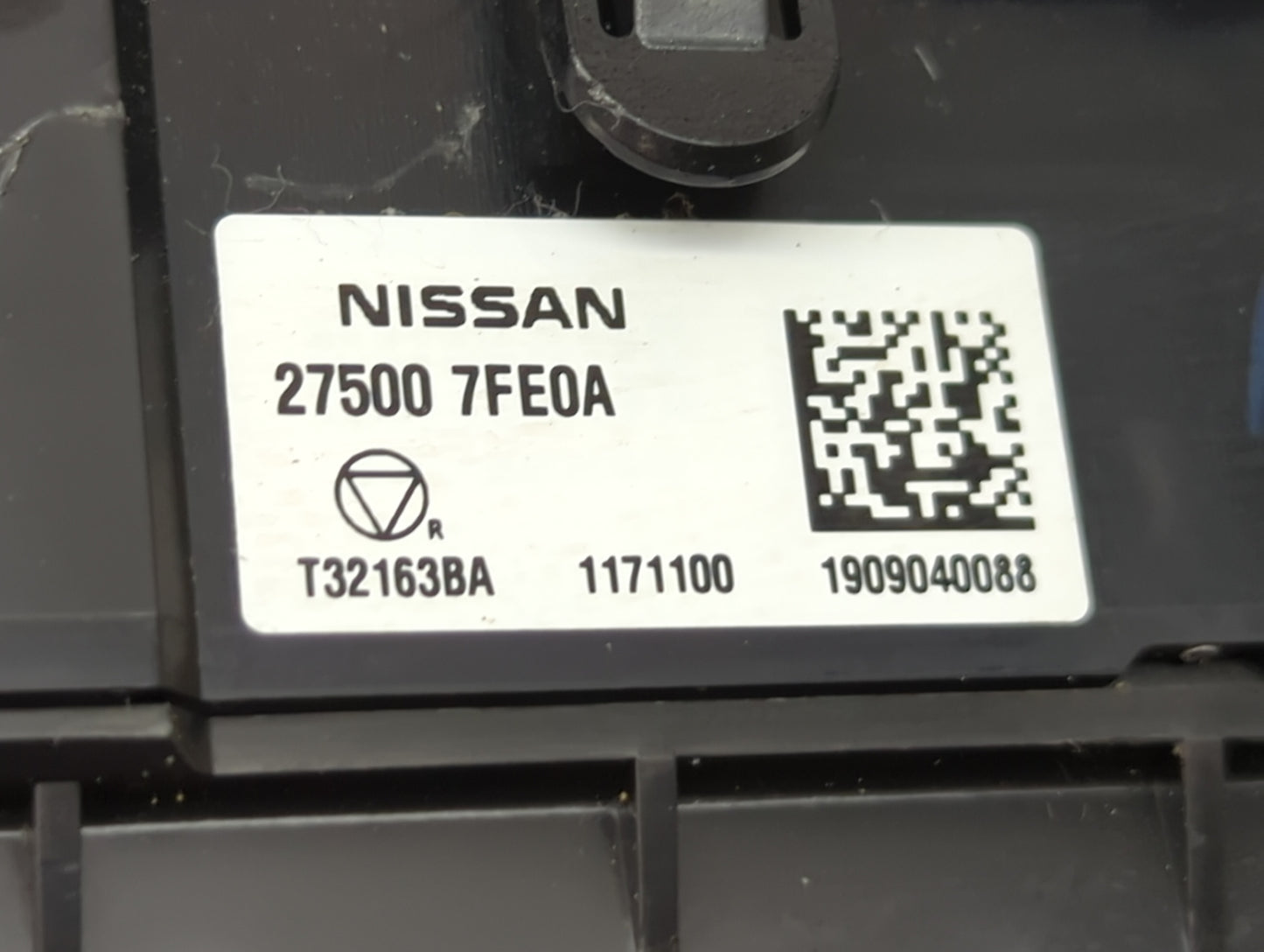2017-2020 Nissan Rogue Climate Control Module Temperature AC/Heater Replacement P/N:27500 7FE0A 275007FE0A Fits OEM Used Aut