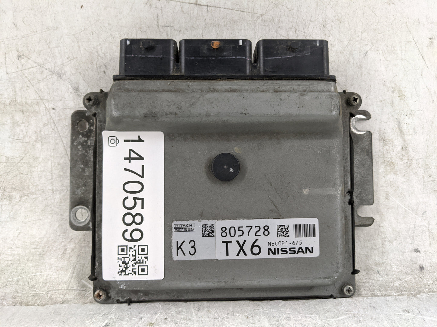 2014-2017 Nissan Rogue PCM Engine Control Computer ECU ECM PCU OEM P/N:NEC021-675 Fits Fits 2014 2015 2016 2017 OEM Used Aut