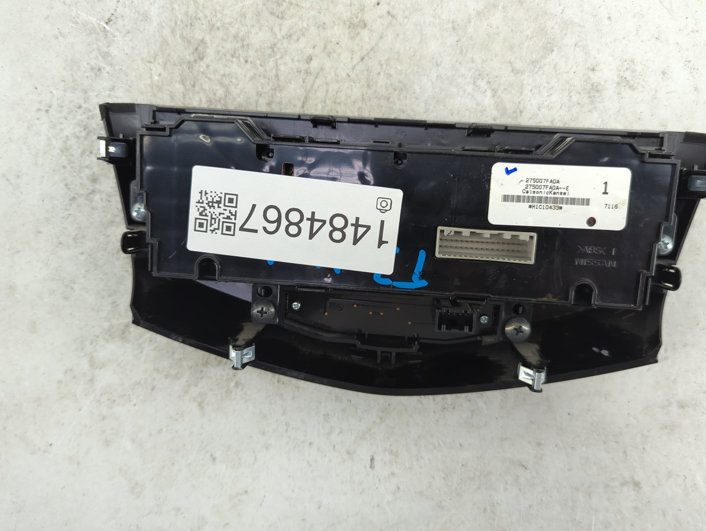 2017-2022 Nissan Rogue Climate Control Module Temperature AC/Heater Replacement P/N:275007FA0A 275007FA0A--E Fits OEM Used A