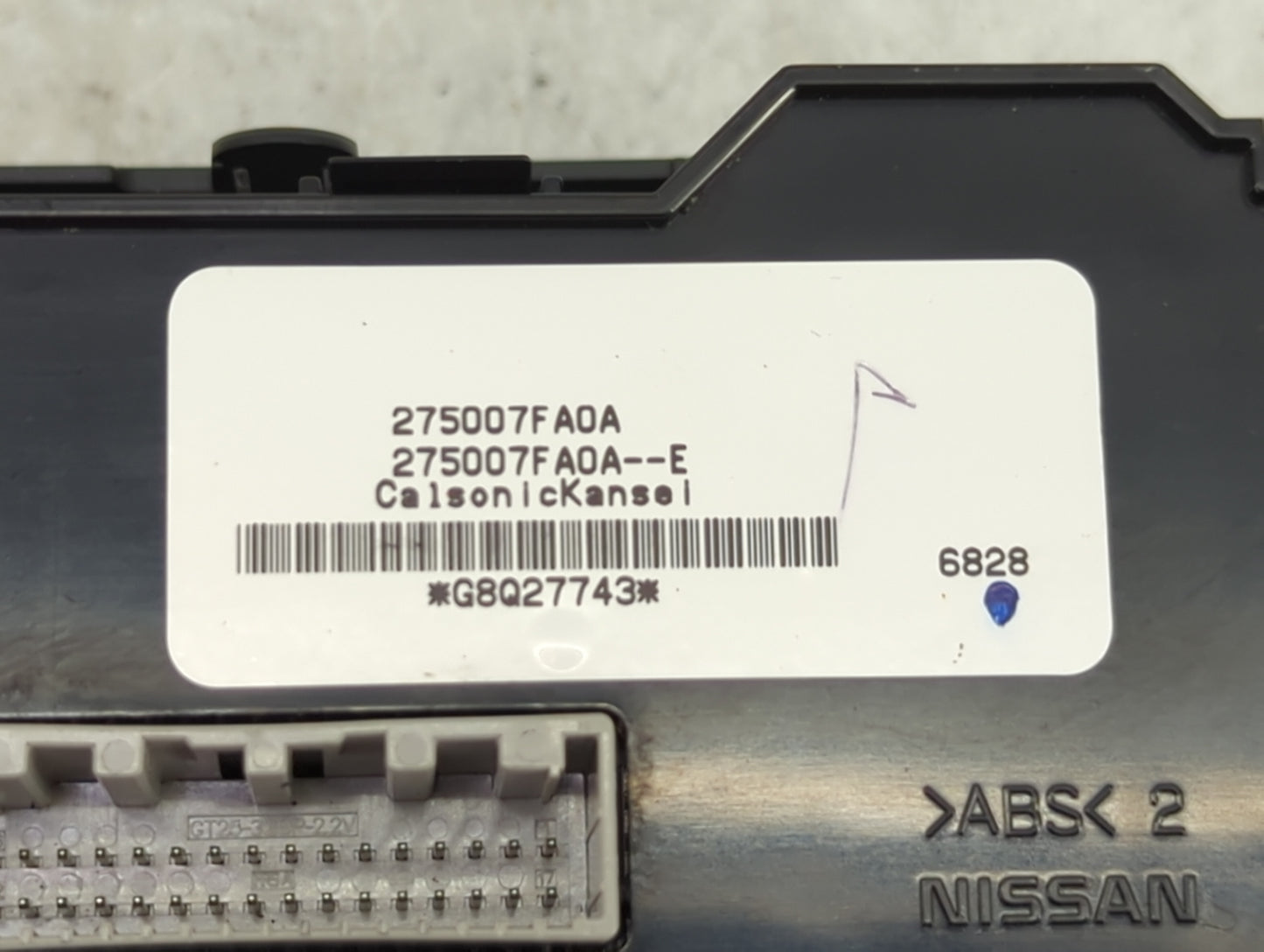 2017-2022 Nissan Rogue Climate Control Module Temperature AC/Heater Replacement P/N:275007FA0A 275007FA0A--E Fits OEM Used A