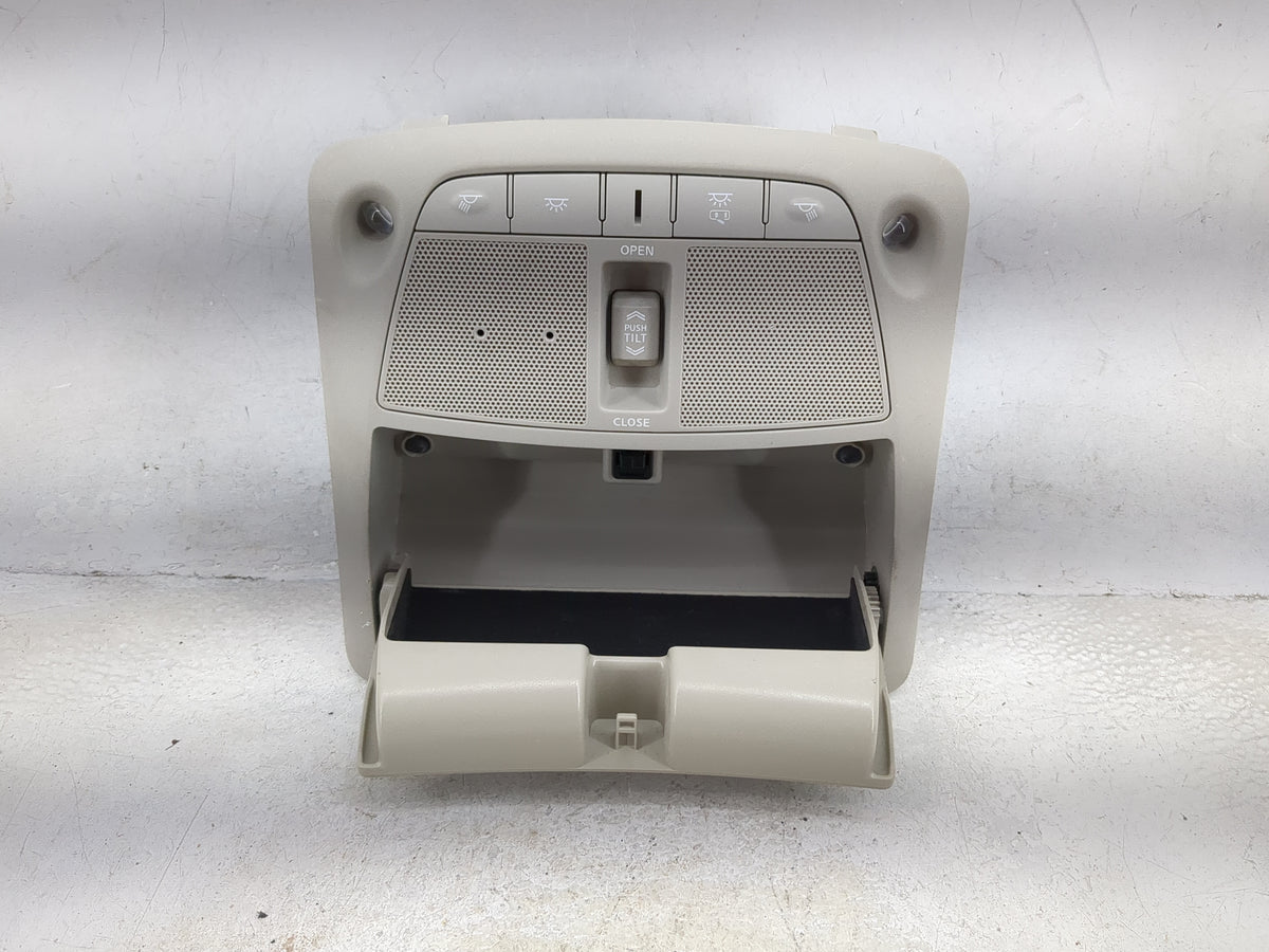 2017 Nissan Rogue Overhead Roof Console Tan - Oemusedautoparts1.com