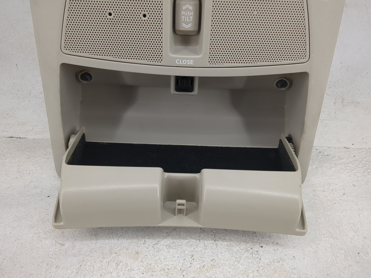 2017 Nissan Rogue Overhead Roof Console Tan - Oemusedautoparts1.com