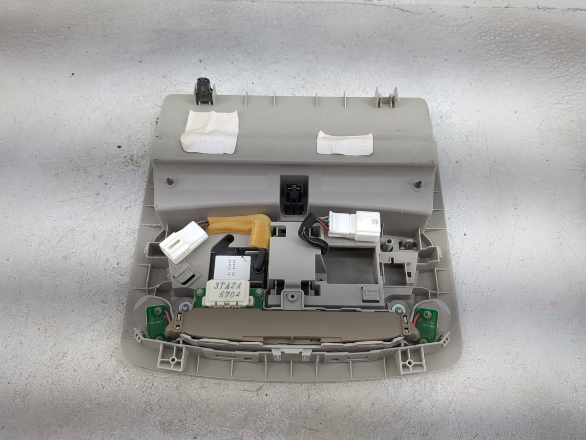2017 Nissan Rogue Overhead Roof Console Tan - Oemusedautoparts1.com