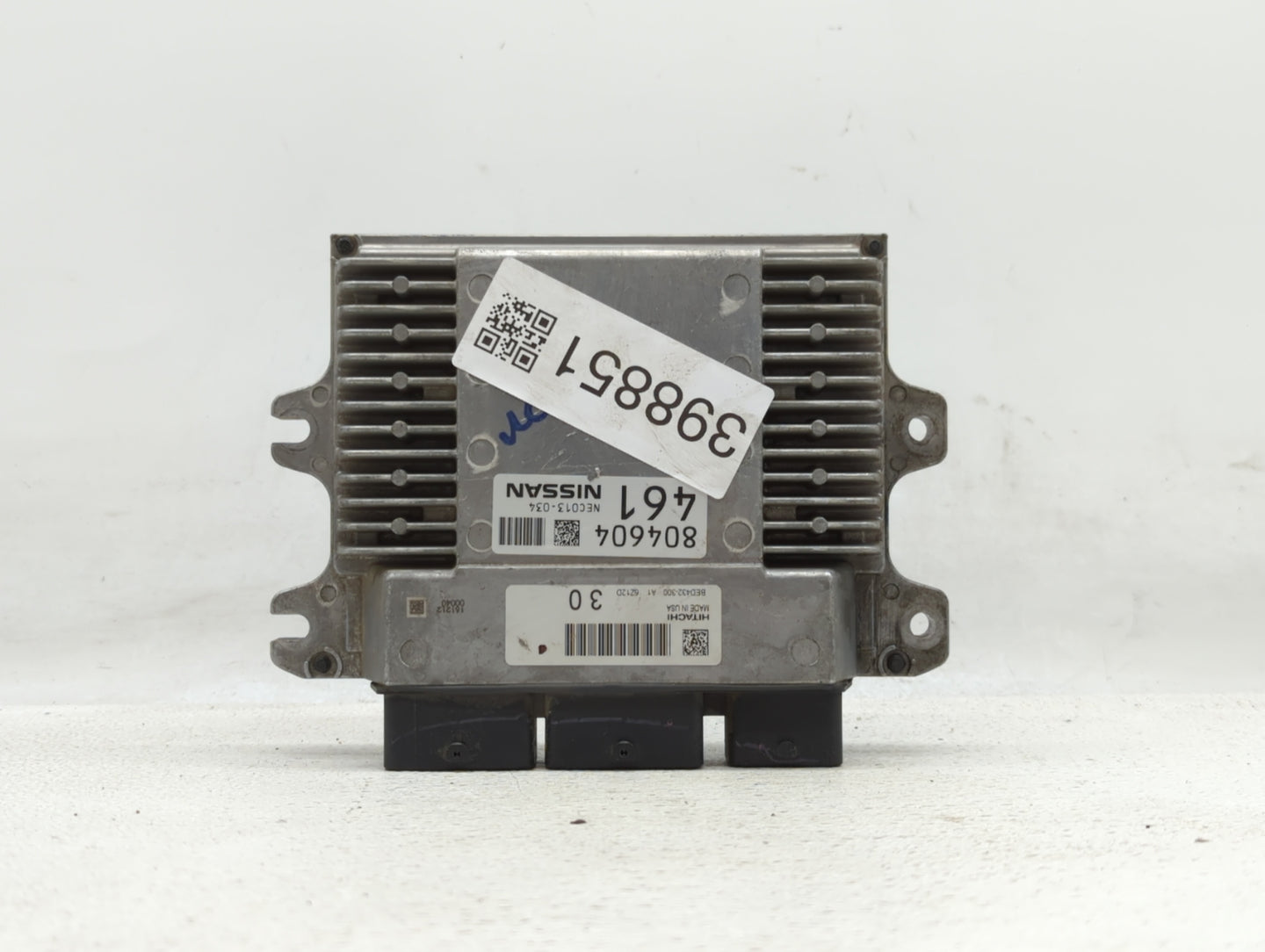 2017 Nissan Rogue PCM Engine Control Computer ECU ECM PCU OEM P/N:NEC013-034 Fits OEM Used Auto Parts - Oemusedautoparts1.co