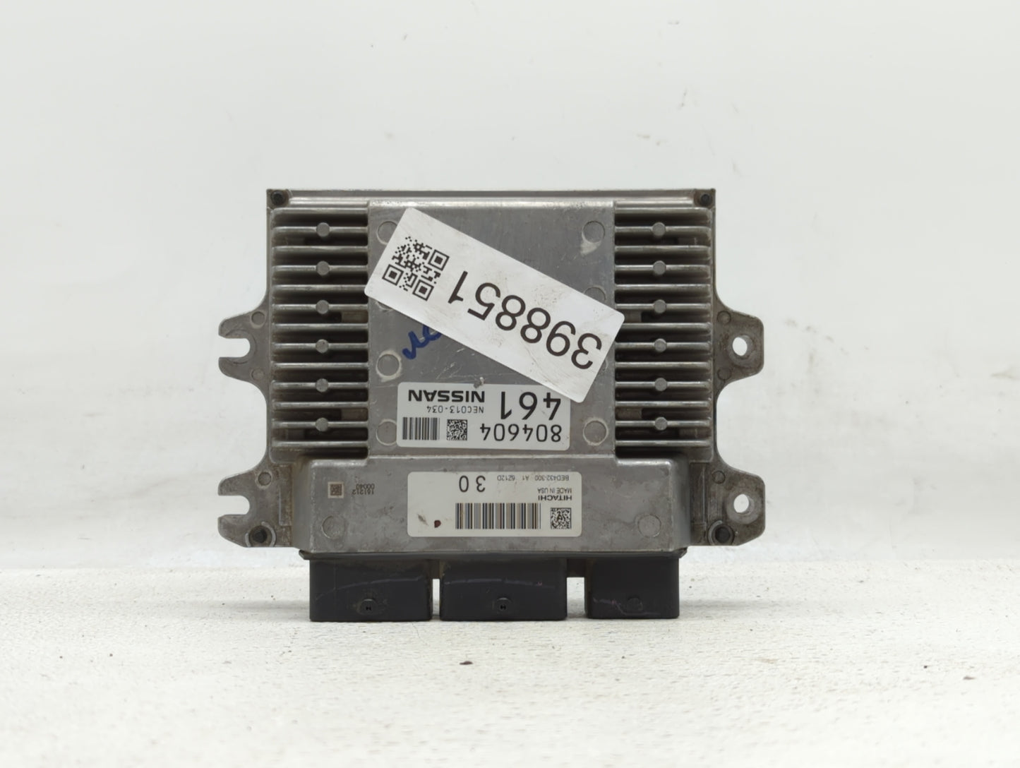 2017 Nissan Rogue PCM Engine Control Computer ECU ECM PCU OEM P/N:NEC013-034 Fits OEM Used Auto Parts - Oemusedautoparts1.co