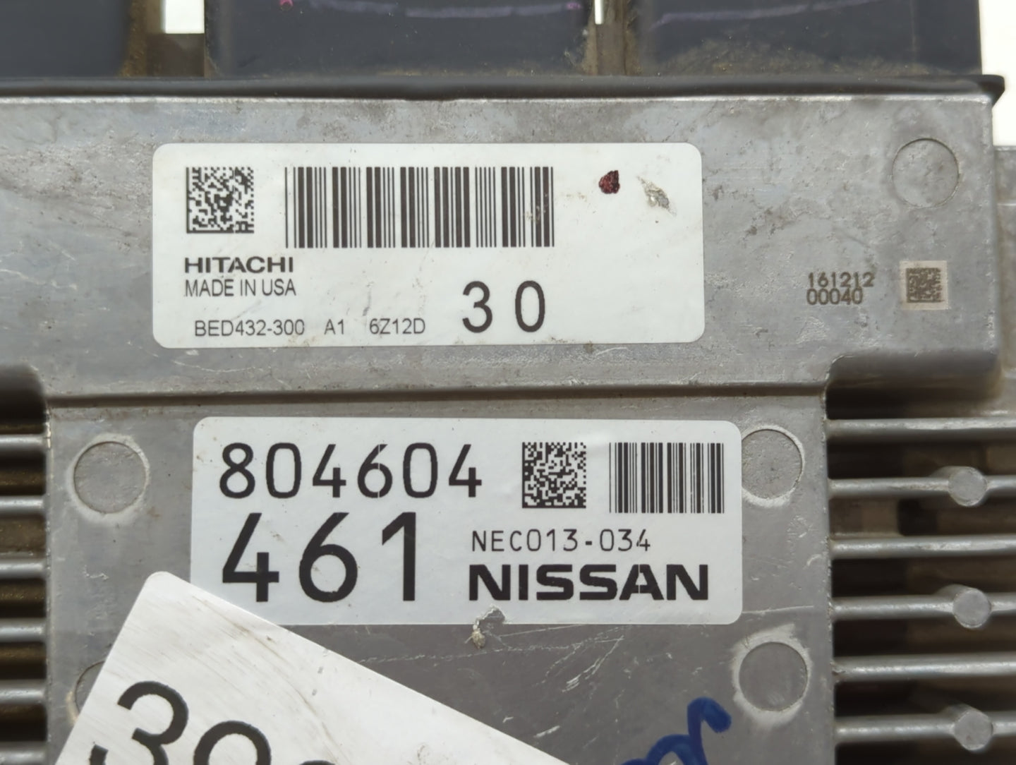 2017 Nissan Rogue PCM Engine Control Computer ECU ECM PCU OEM P/N:NEC013-034 Fits OEM Used Auto Parts - Oemusedautoparts1.co