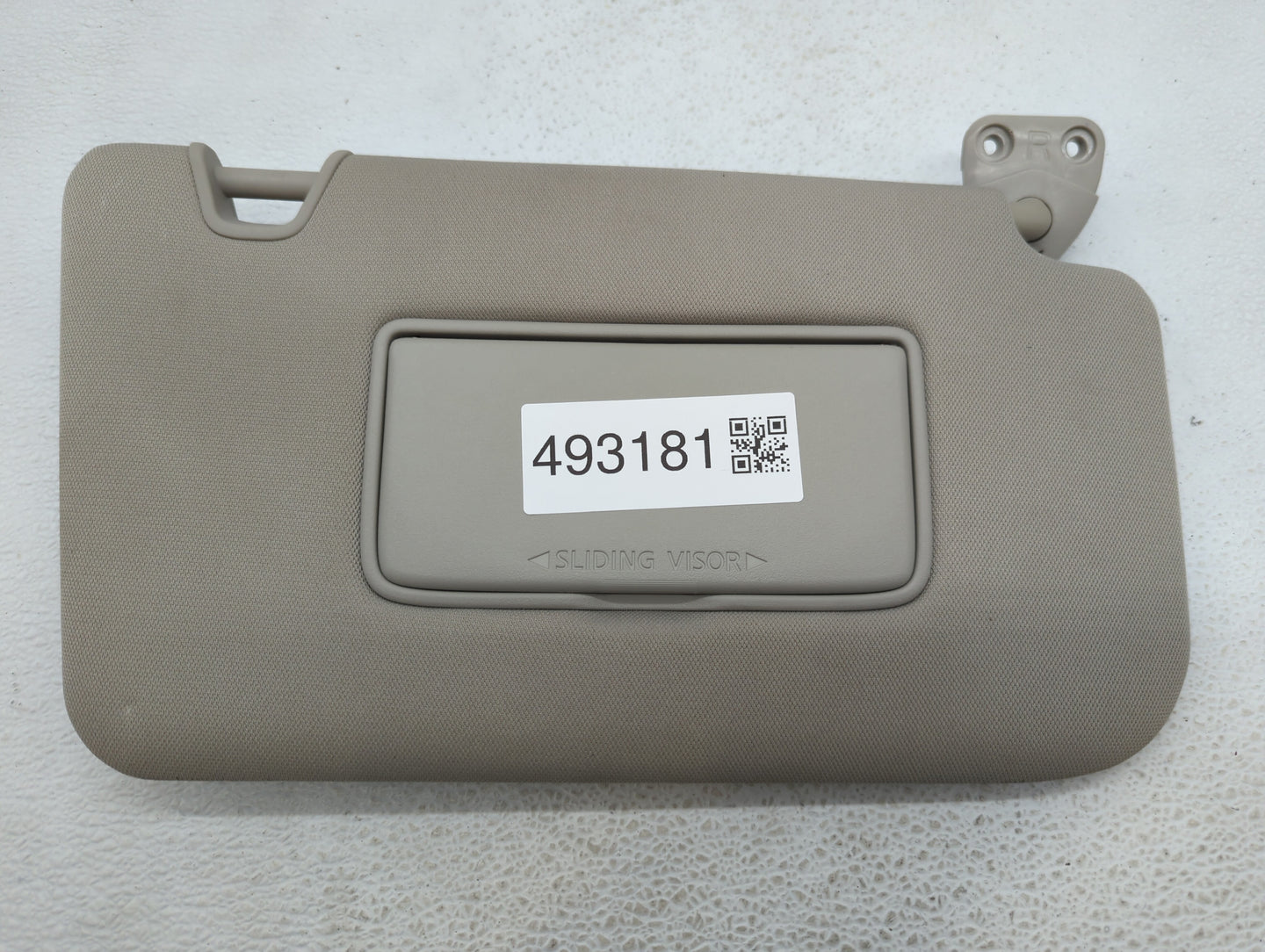 2014-2017 Nissan Rogue Sun Visor Shade Replacement Passenger Right Mirror Fits Fits 2014 2015 2016 2017 OEM Used Auto Parts 