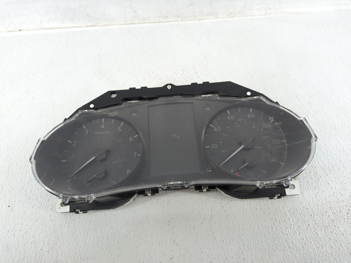 2017 Nissan Rogue Instrument Cluster Speedometer Gauges P/N:5HK0A/J523 Fits OEM Used Auto Parts - Oemusedautoparts1.com
