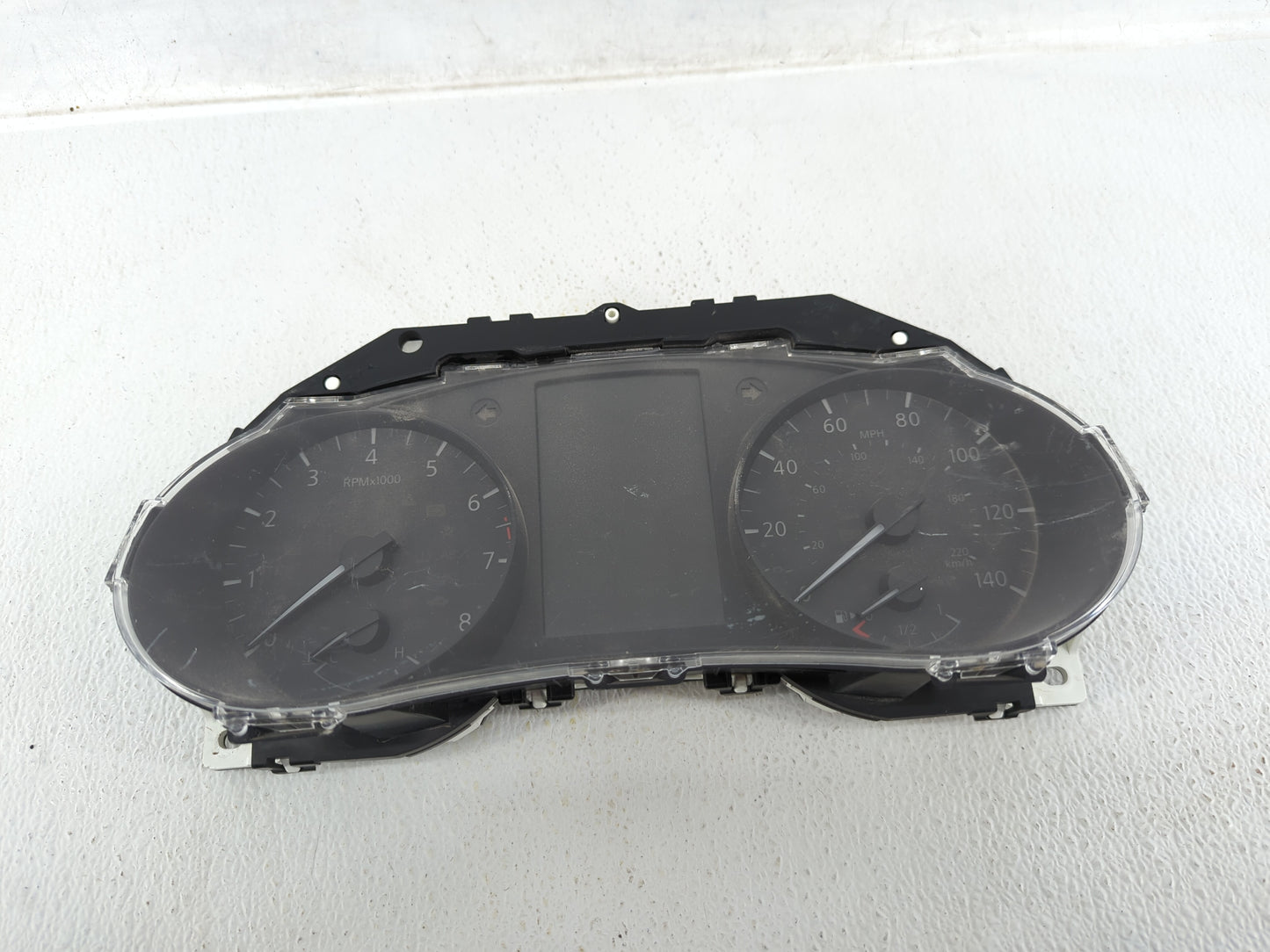 2017 Nissan Rogue Instrument Cluster Speedometer Gauges P/N:5HK0A/J523 Fits OEM Used Auto Parts - Oemusedautoparts1.com