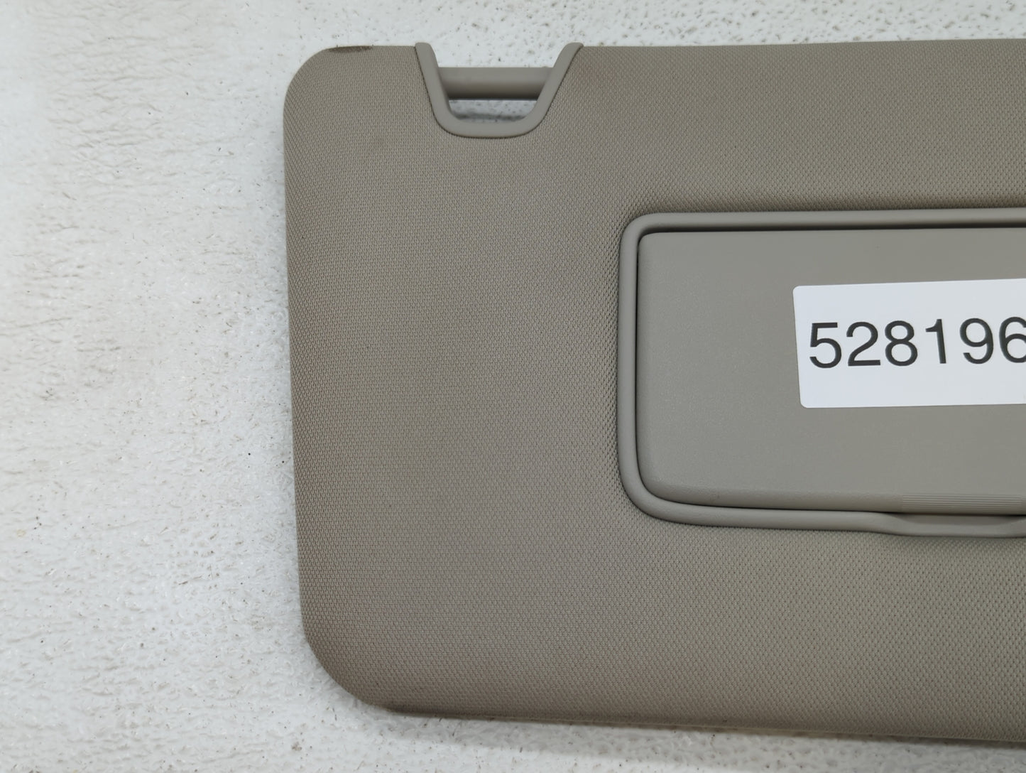 2014-2017 Nissan Rogue Sun Visor Shade Replacement Passenger Right Mirror Fits Fits 2014 2015 2016 2017 OEM Used Auto Parts 