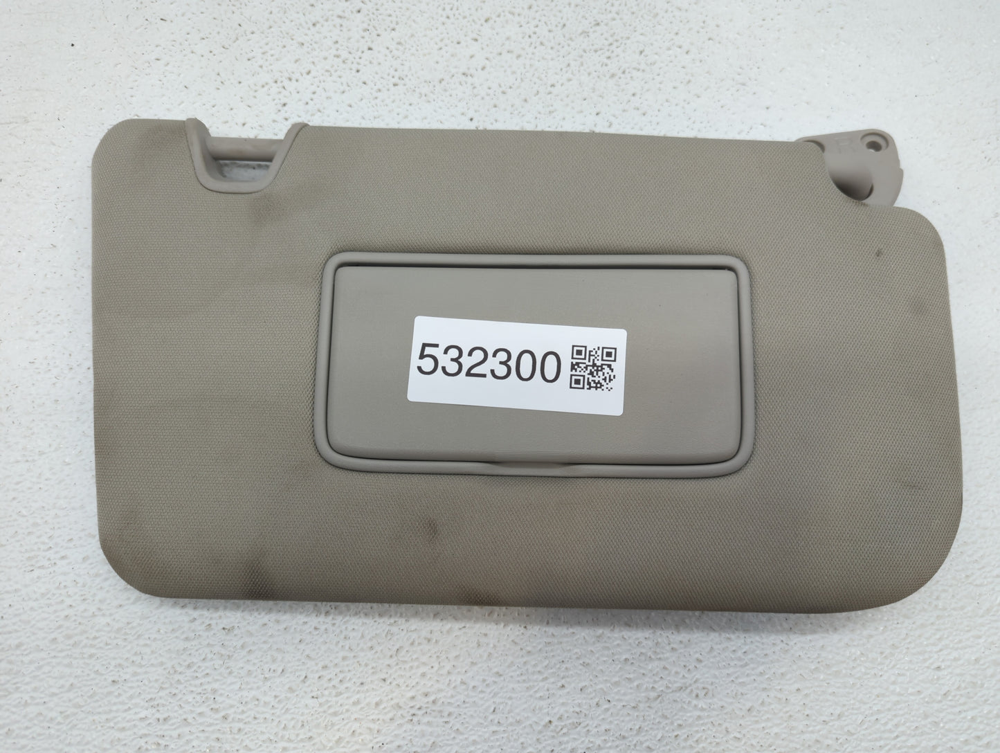 2017 Nissan Rogue Sun Visor Shade Replacement Passenger Right Mirror Fits OEM Used Auto Parts - Oemusedautoparts1.com