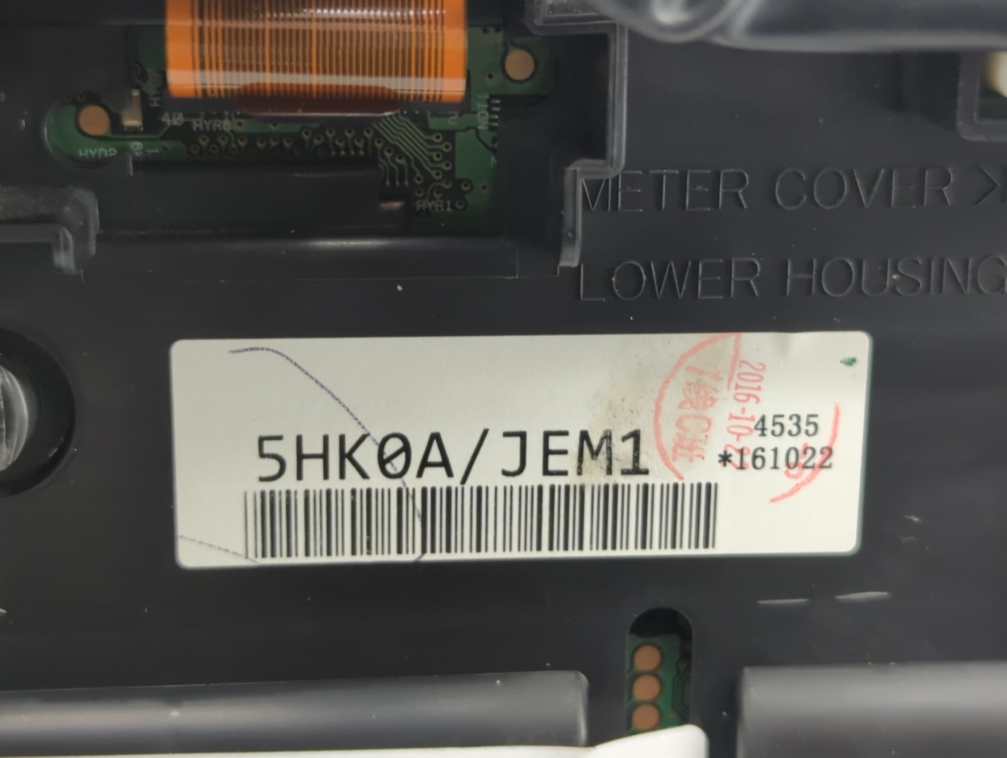 2017 Nissan Rogue Instrument Cluster Speedometer Gauges P/N:5HK0A/JEM1 5HK0A/J523 Fits OEM Used Auto Parts - Oemusedautopart