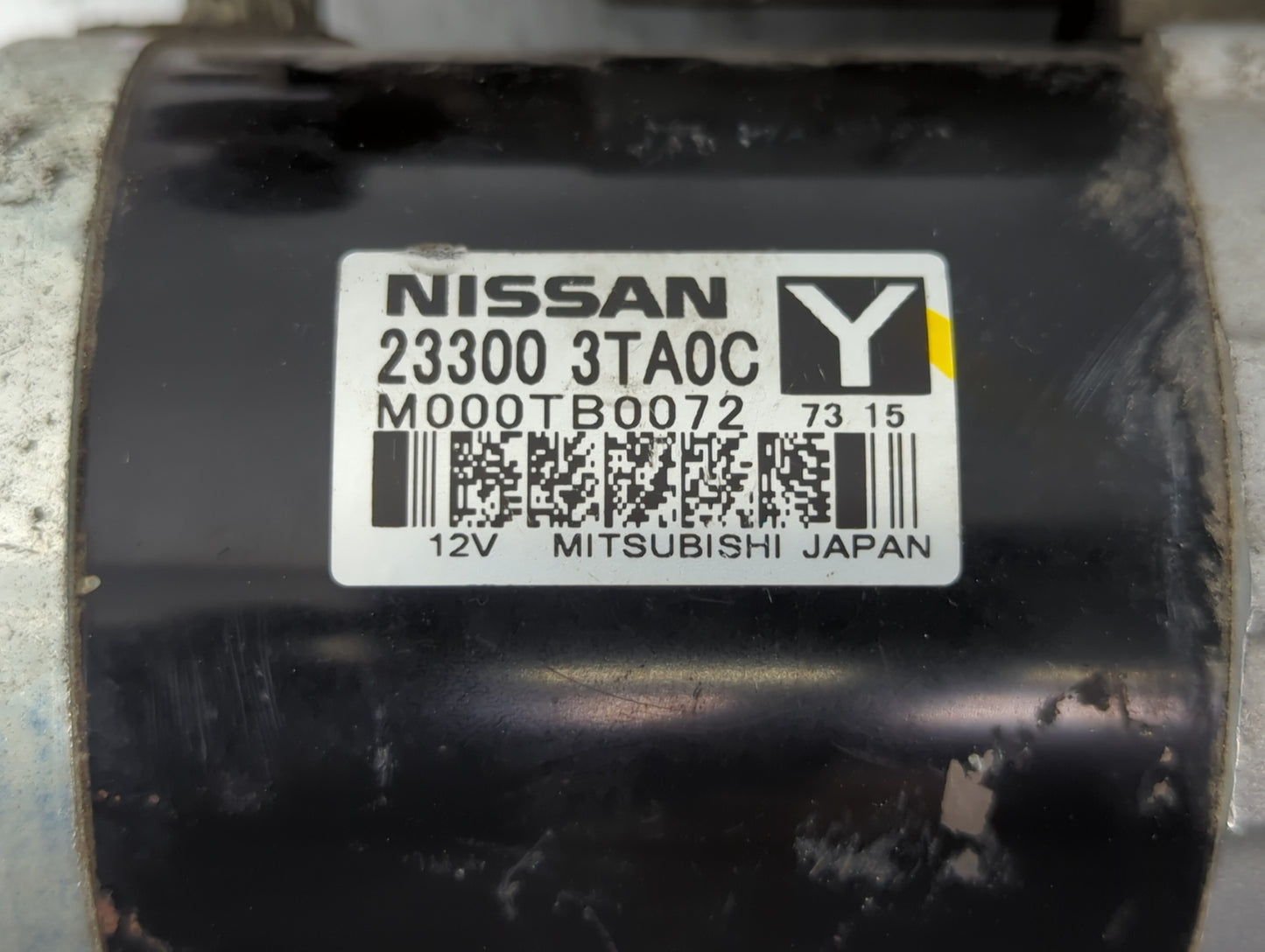 2015-2020 Nissan Rogue Car Starter Motor Solenoid OEM P/N:M000TB0072 23300 3TA0C Fits Fits 2015 2016 2017 2018 2019 2020 OEM