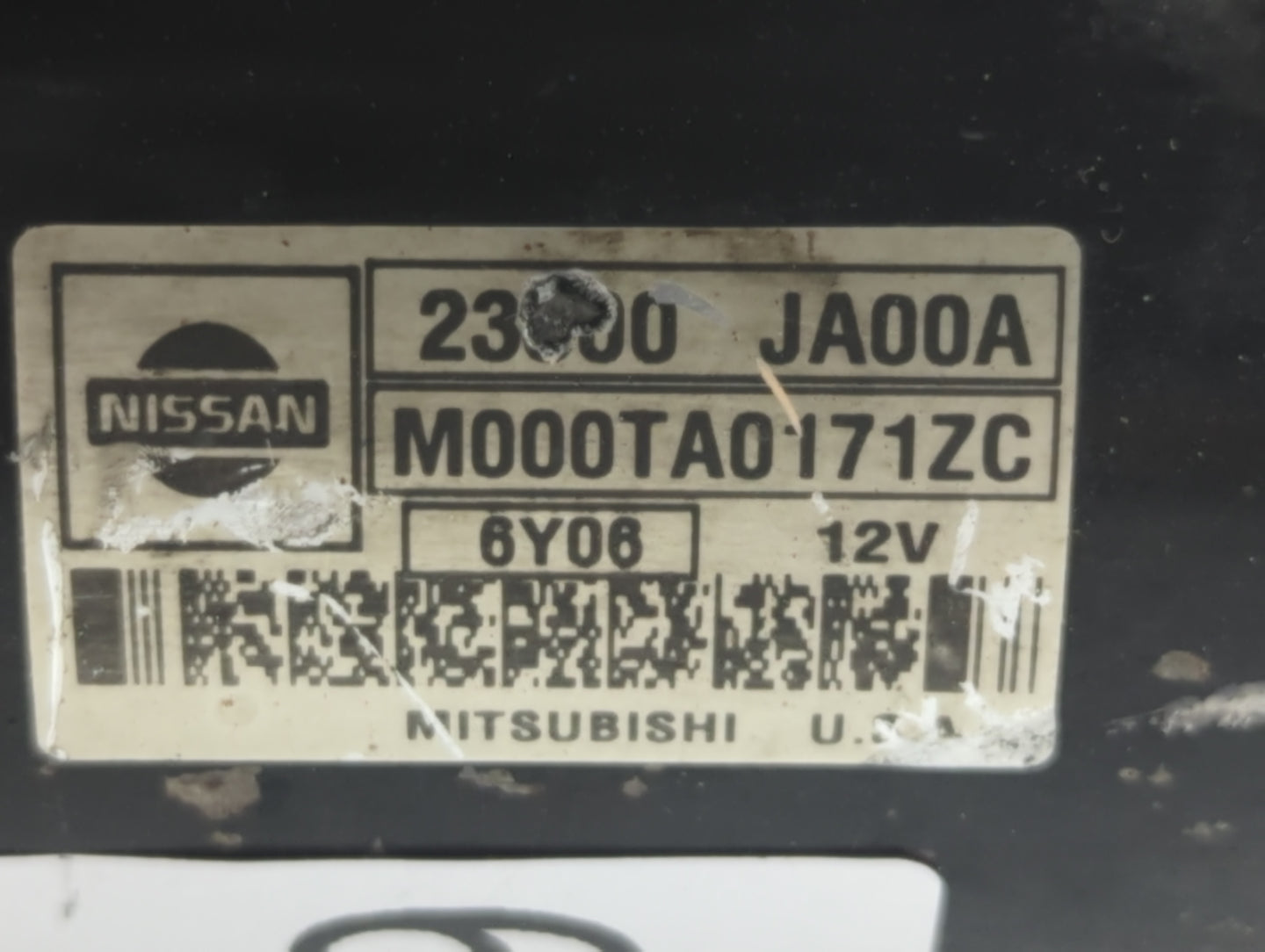 2015-2020 Nissan Rogue Car Starter Motor Solenoid OEM P/N:M000TA0171ZC 23300 JA00A Fits Fits 2015 2016 2017 2018 2019 2020 O