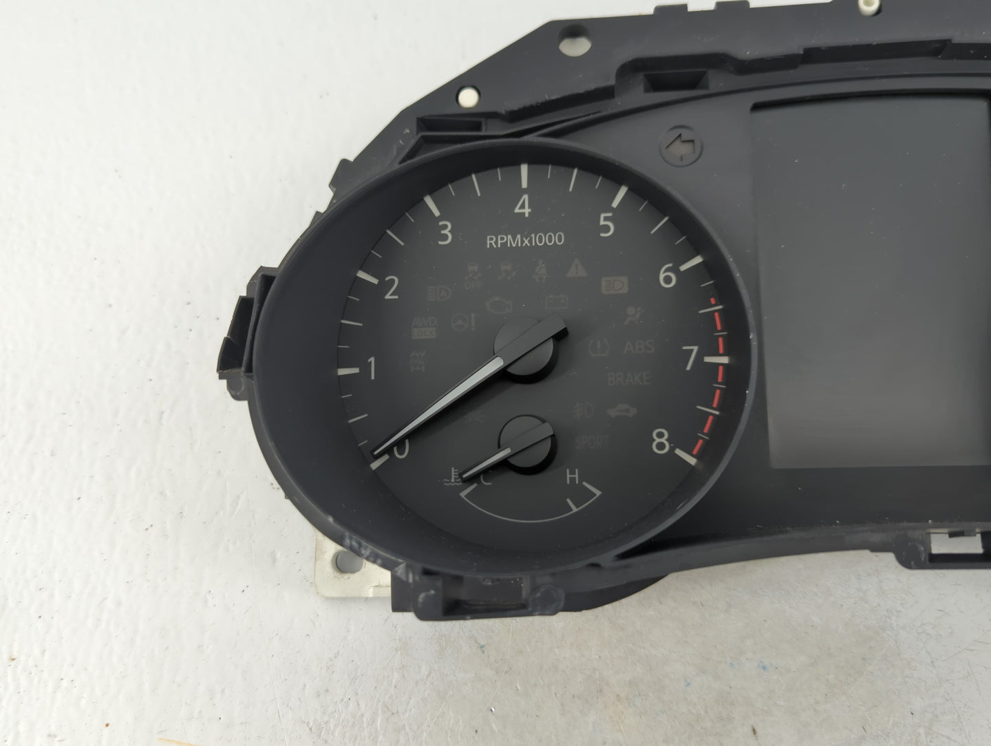 2017 Nissan Rogue Instrument Cluster Speedometer Gauges P/N:5HS0A/6HPB Fits OEM Used Auto Parts - Oemusedautoparts1.com