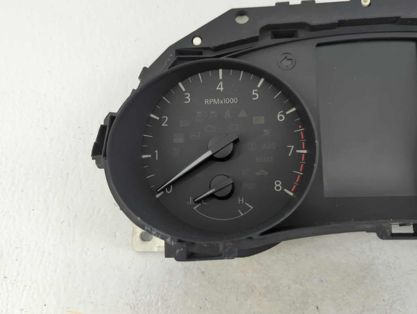 2017 Nissan Rogue Instrument Cluster Speedometer Gauges P/N:5HS0A/6HPB Fits OEM Used Auto Parts - Oemusedautoparts1.com