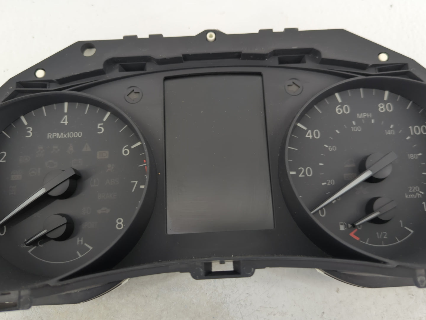 2017 Nissan Rogue Instrument Cluster Speedometer Gauges P/N:5HS0A/6HPB Fits OEM Used Auto Parts - Oemusedautoparts1.com