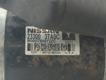 2015-2020 Nissan Rogue Car Starter Motor Solenoid OEM P/N:M000TB0072 23300 3TA0C Fits Fits 2015 2016 2017 2018 2019 2020 OEM Used Auto Parts