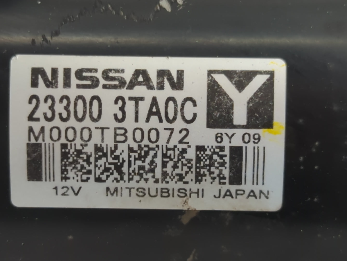 2015-2020 Nissan Rogue Car Starter Motor Solenoid OEM P/N:M000TB0072 23300 3TA0C Fits Fits 2015 2016 2017 2018 2019 2020 OEM