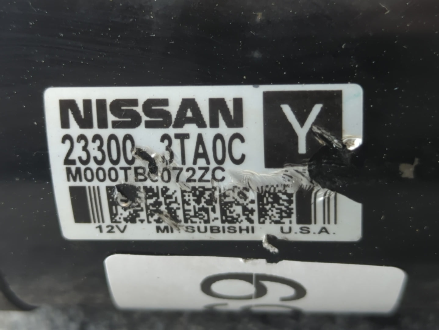 2015-2020 Nissan Rogue Car Starter Motor Solenoid OEM P/N:M000TB0072ZC 23300 3TA0C Fits Fits 2015 2016 2017 2018 2019 2020 O