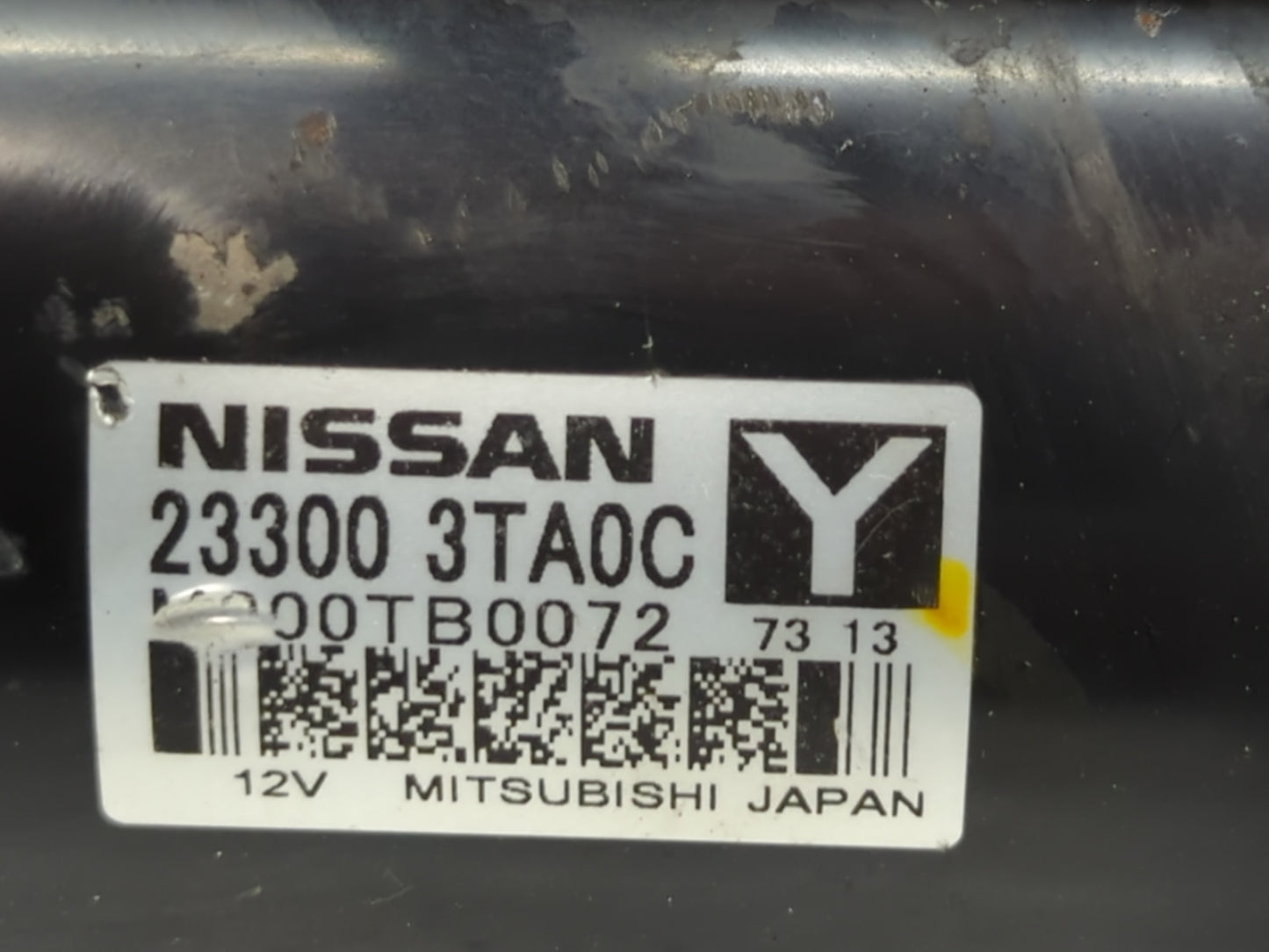 2015-2020 Nissan Rogue Car Starter Motor Solenoid OEM P/N:23300 3TA0C Fits Fits 2015 2016 2017 2018 2019 2020 OEM Used Auto 