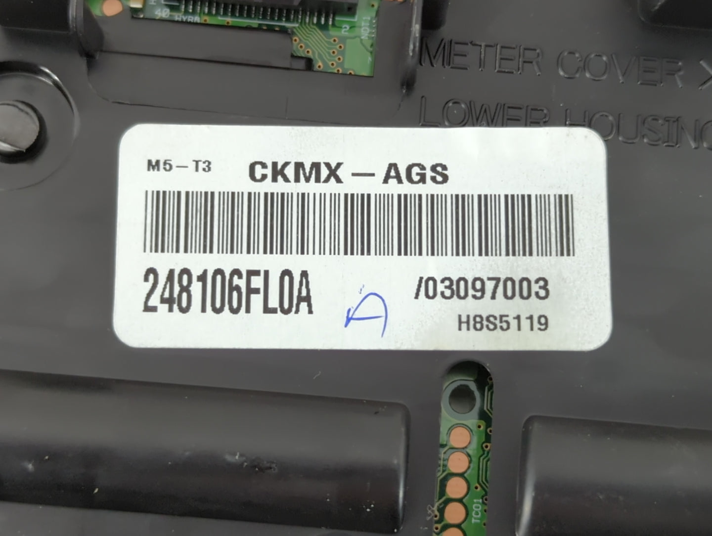 2017 Nissan Rogue Instrument Cluster Speedometer Gauges P/N:03097003 CKMX-AGS, 24810FL0A Fits OEM Used Auto Parts - Oemuseda